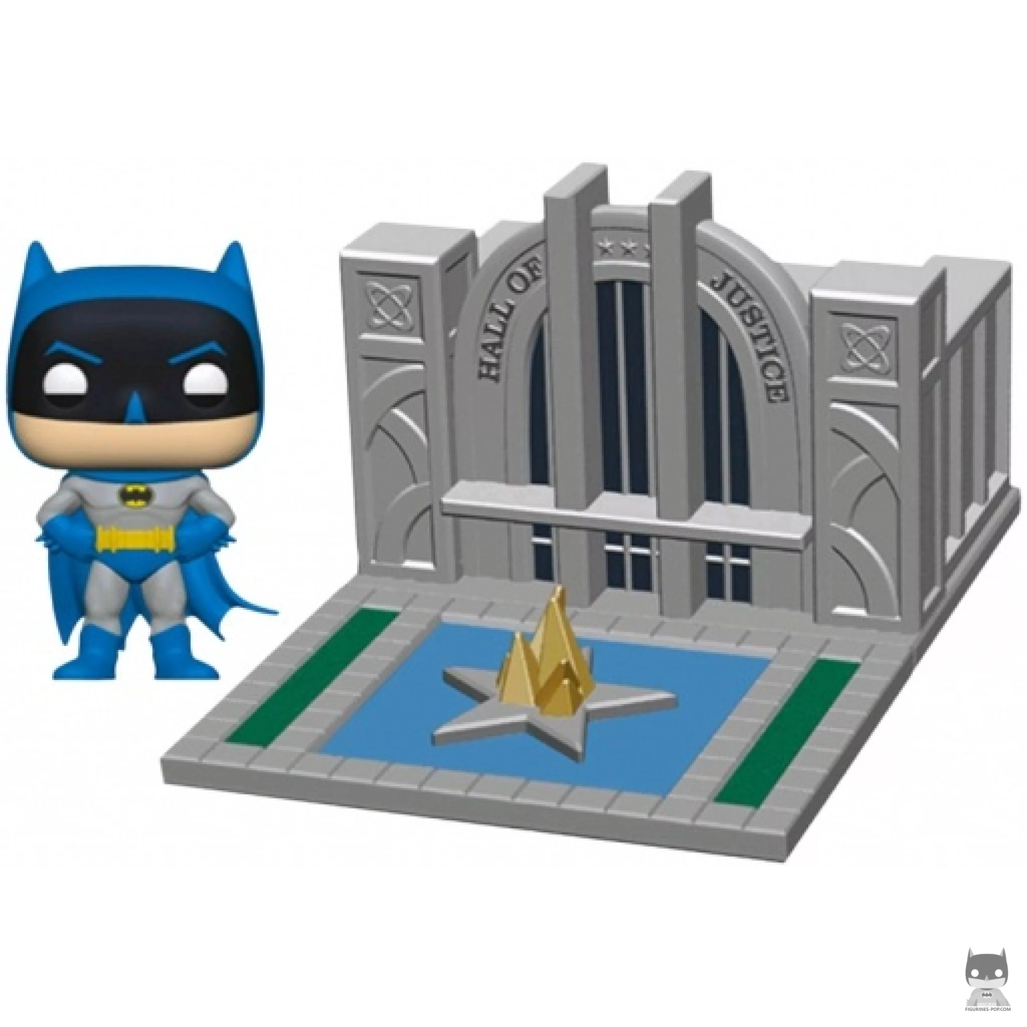 Figurine Funko POP Batman devant le Palais de Justice (Batman)