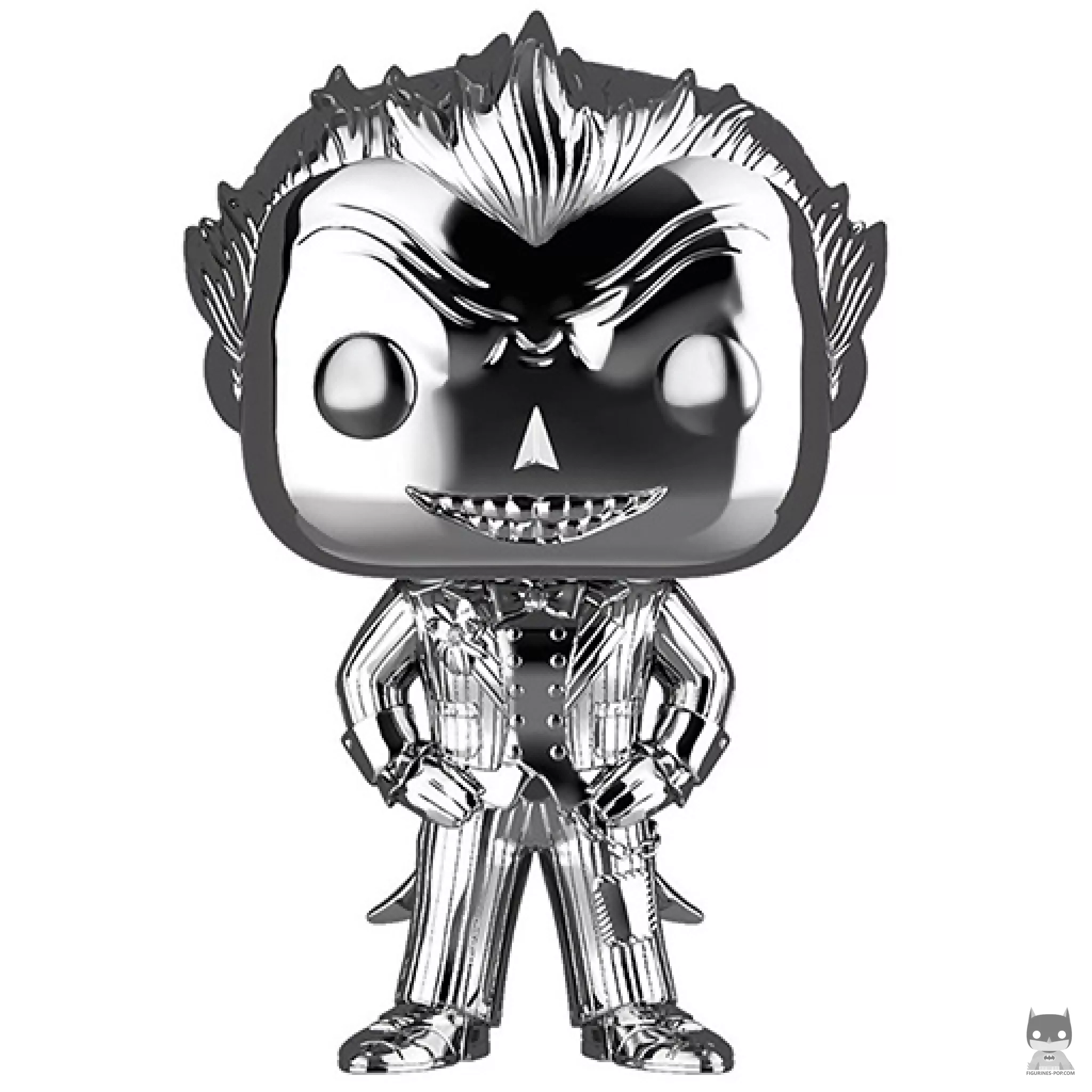 Figurine Funko POP Le Joker (Argent) (Batman : Arkham Asylum)