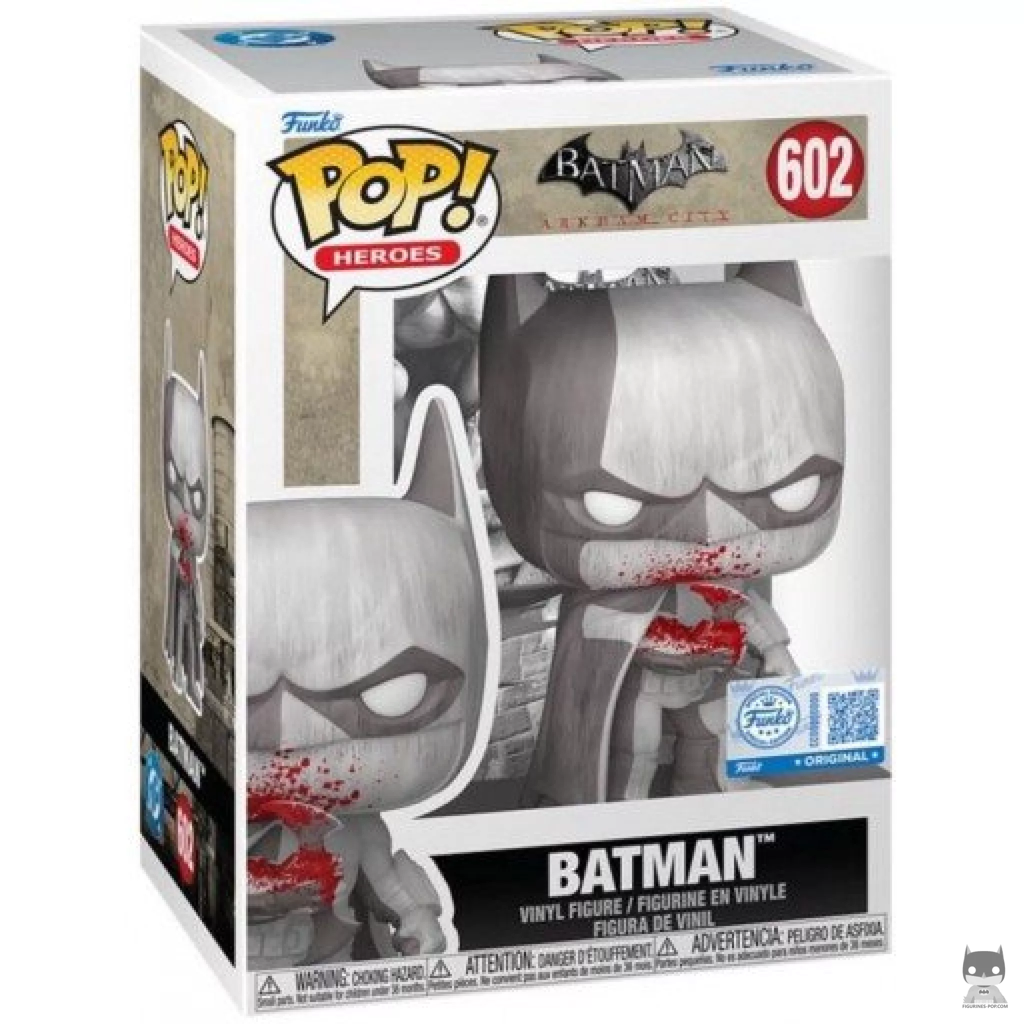 Figurine Funko POP Batman (Ensanglanté) avec boîte