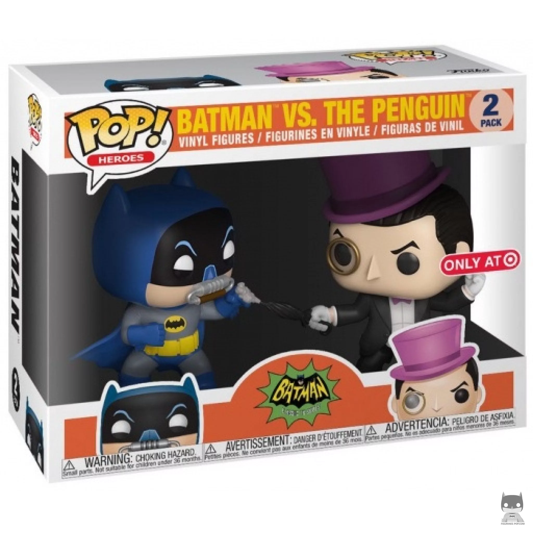 Figurine Funko POP Batman vs Le Pingouin avec boîte