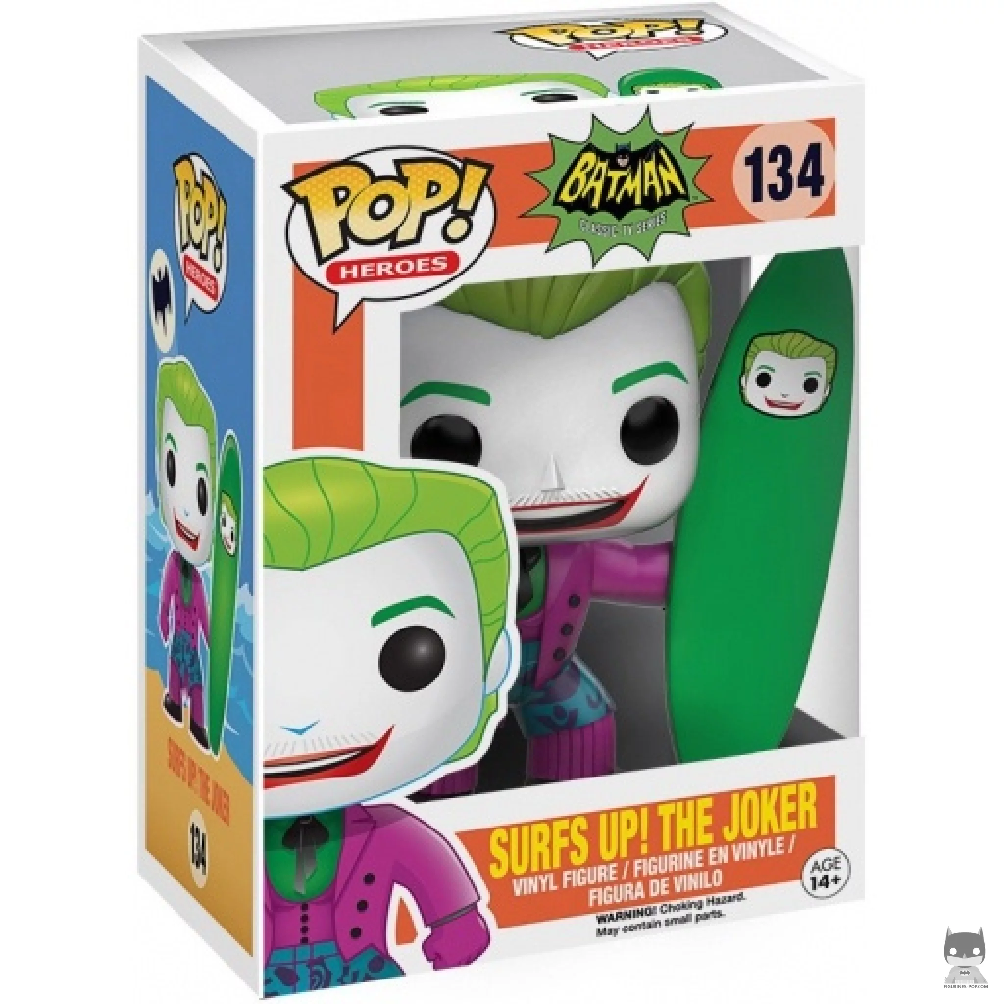 Figurine Funko POP Le Joker avec Planche de Surf avec boîte