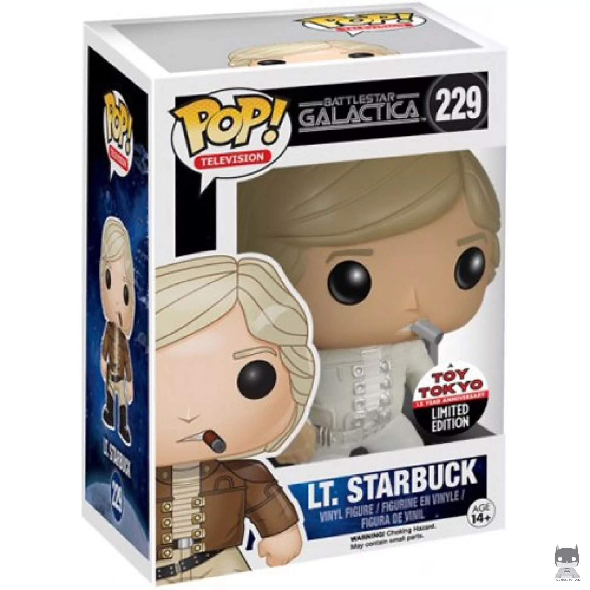Figurine Funko POP Lt. Starbuck (Blanc) avec boîte
