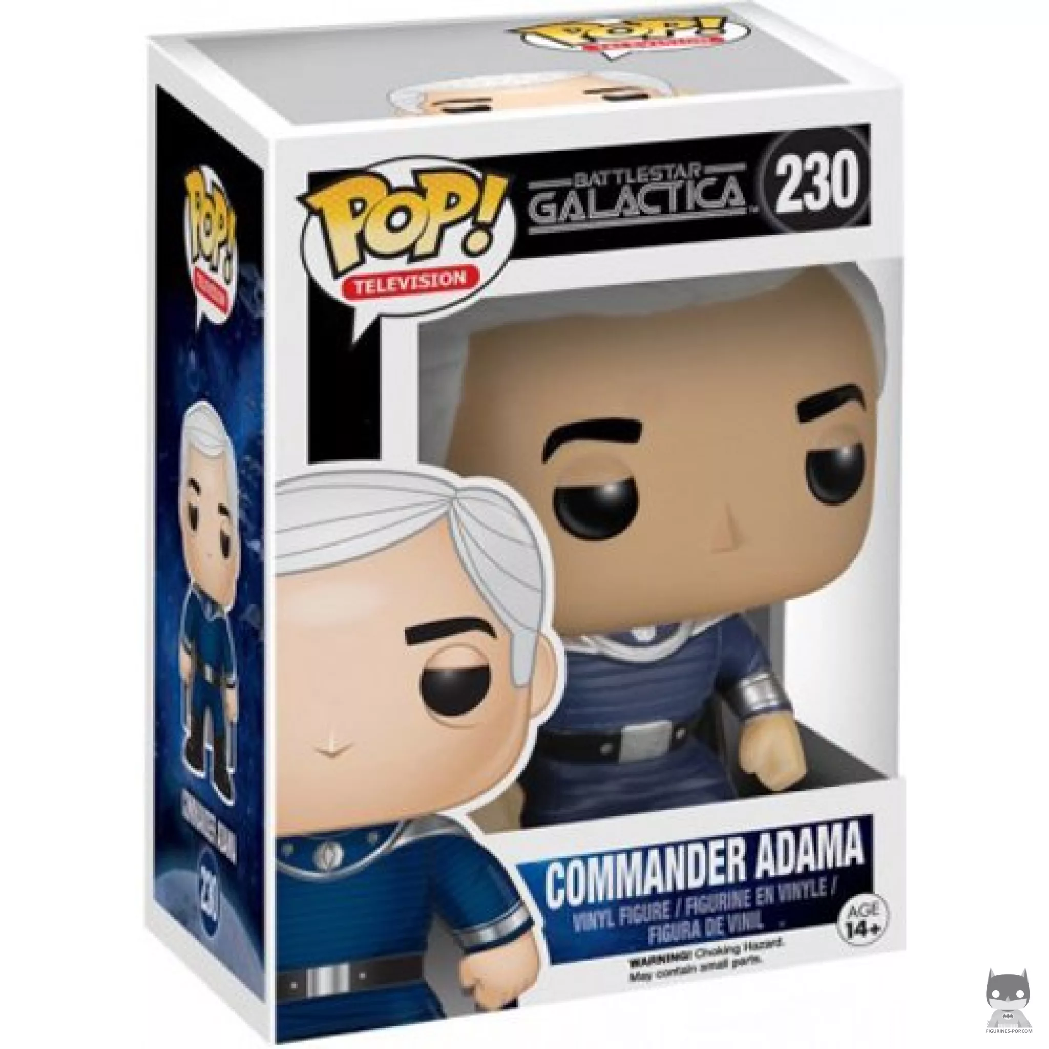 Figurine Funko POP Commander Adama avec boîte