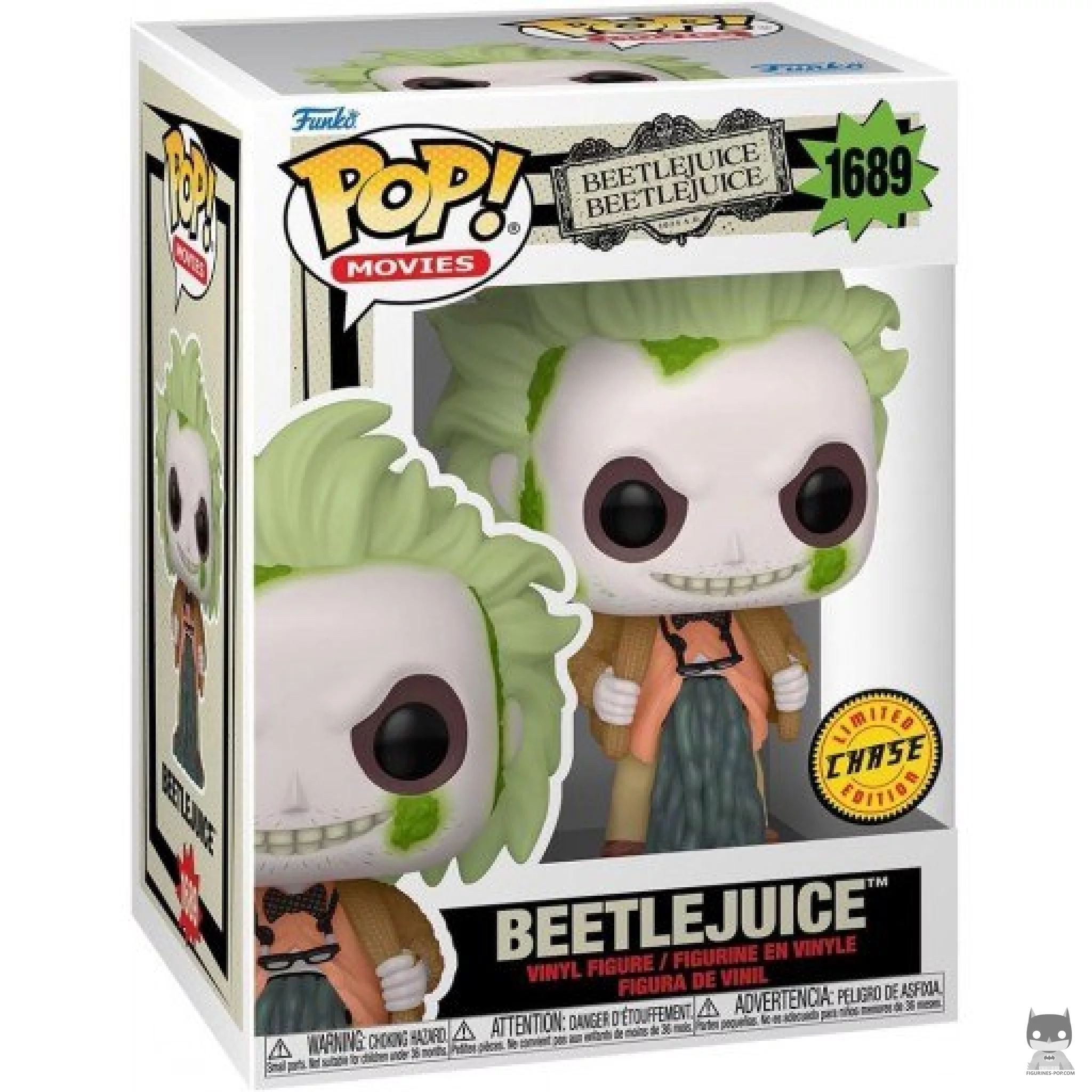 Figurine Funko POP Beetlejuice (Chase) avec boîte