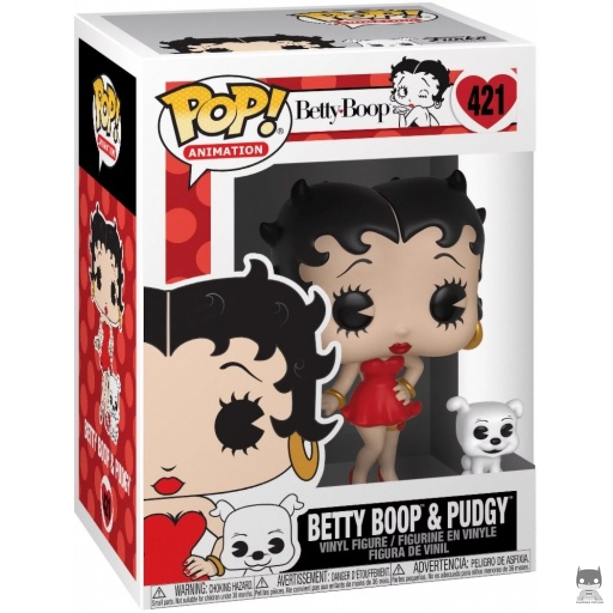 Figurine Funko POP Betty Boop & Pudgy avec boîte