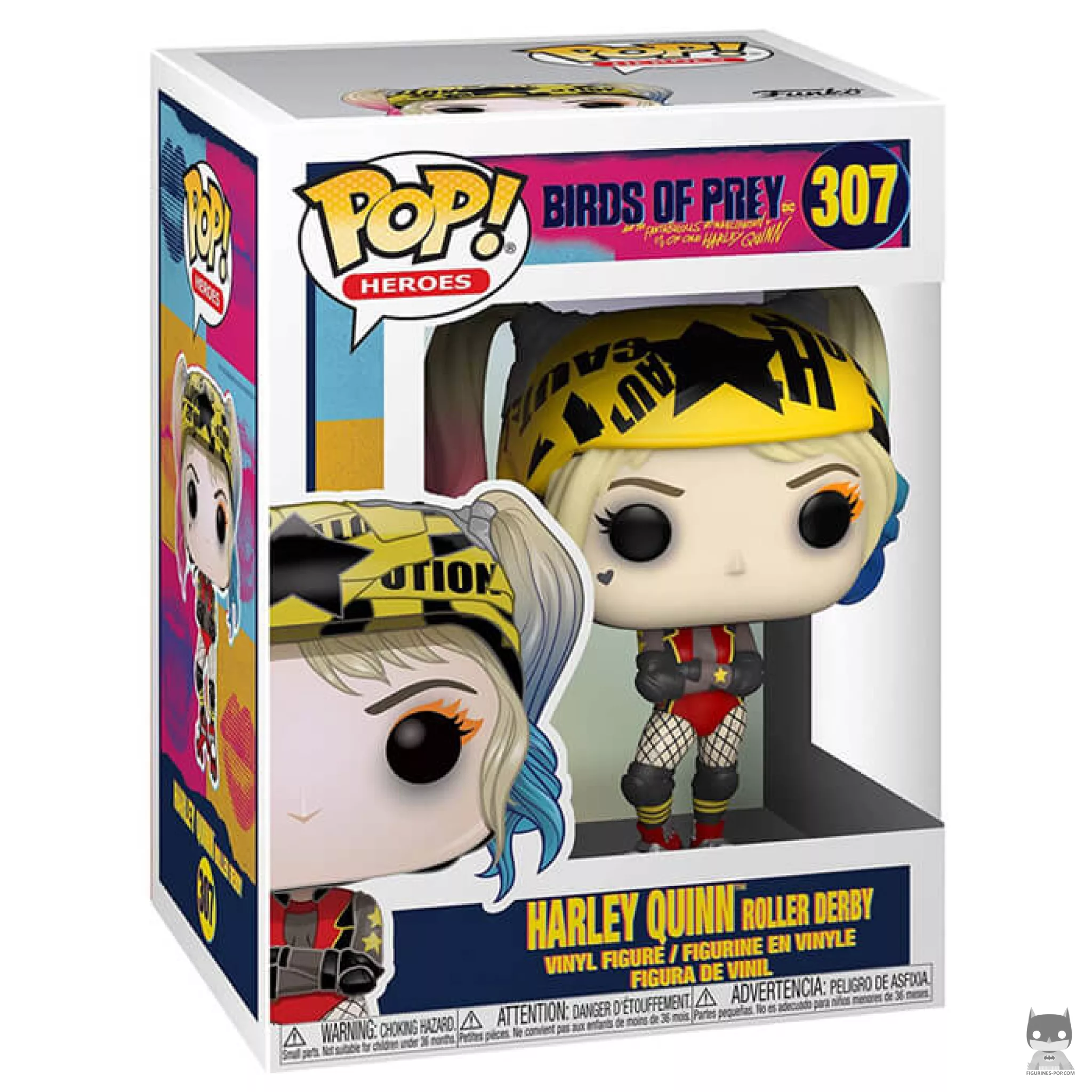 Figurine Funko POP Harley Quinn au Roller Derby avec boîte