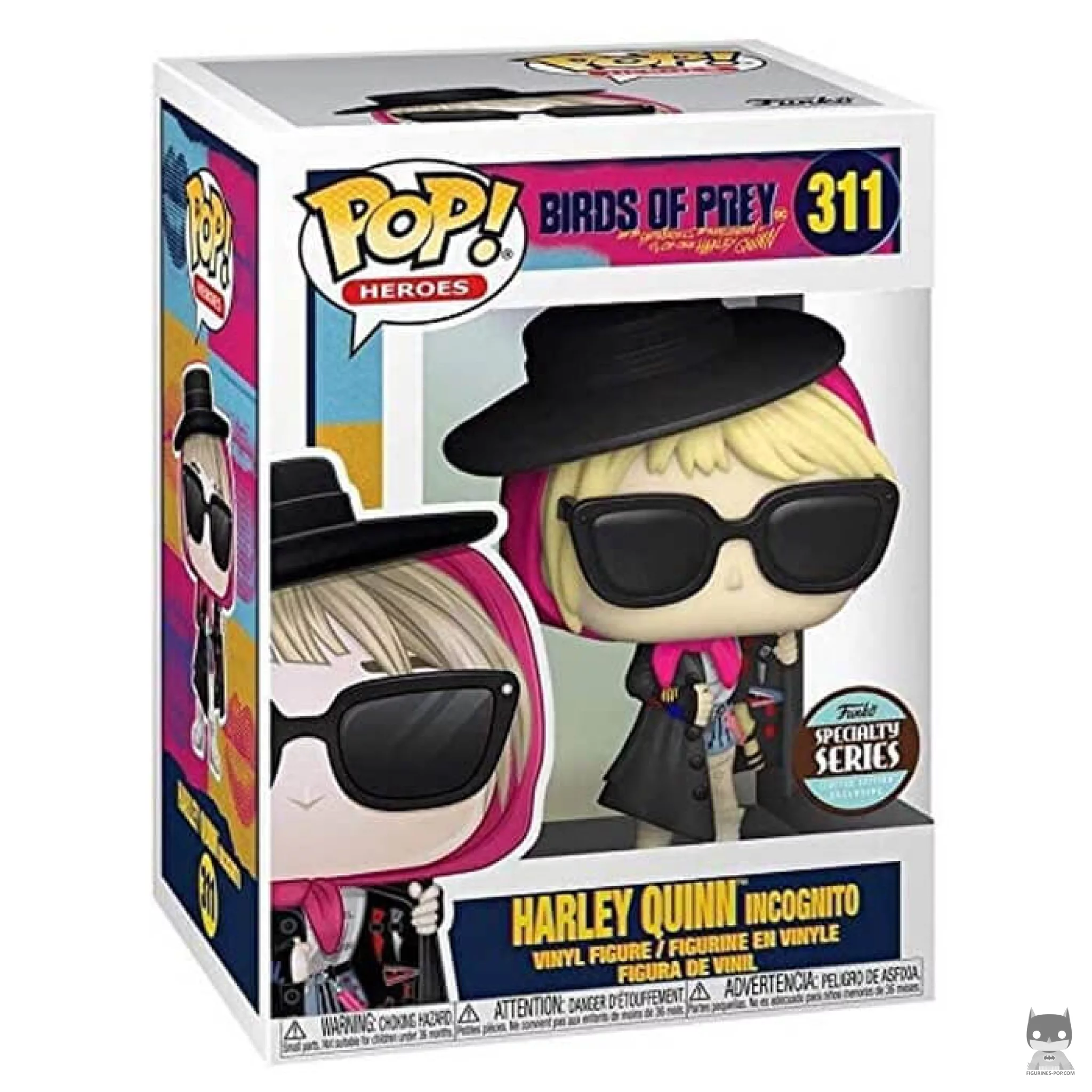 Figurine Funko POP Harley Quinn incognito avec boîte
