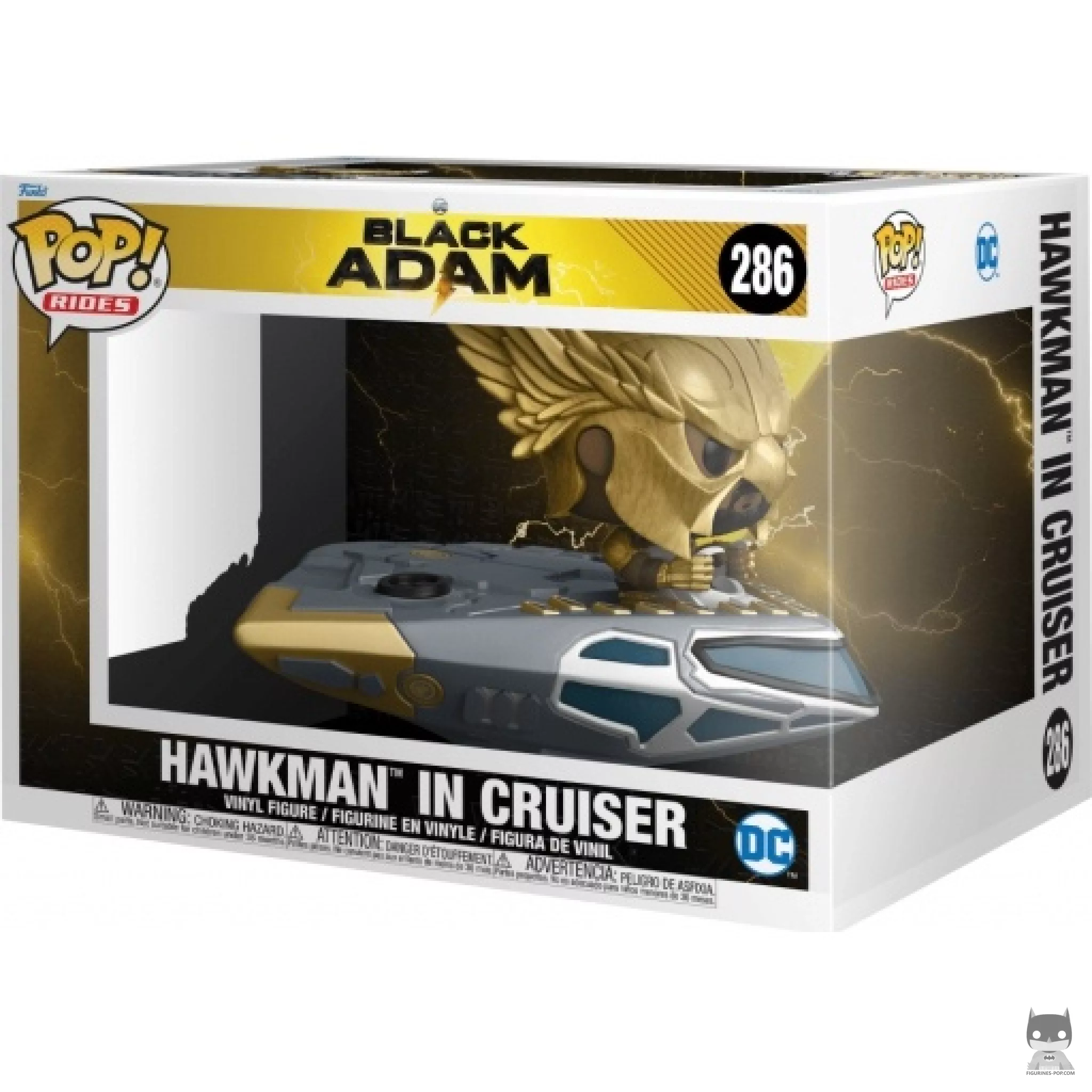 Figurine Funko POP Hawkman dans Vaisseau avec boîte