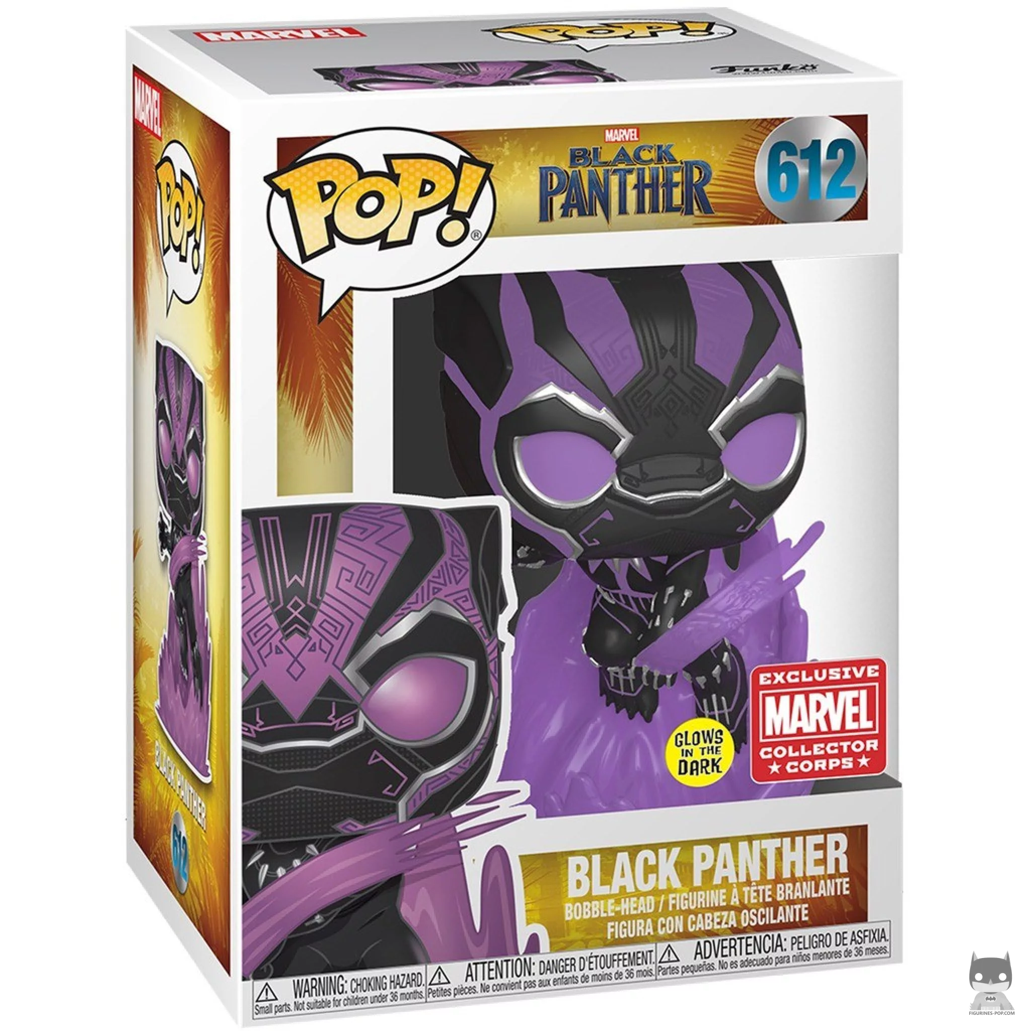 Figurine Funko POP Black Panther avec boîte