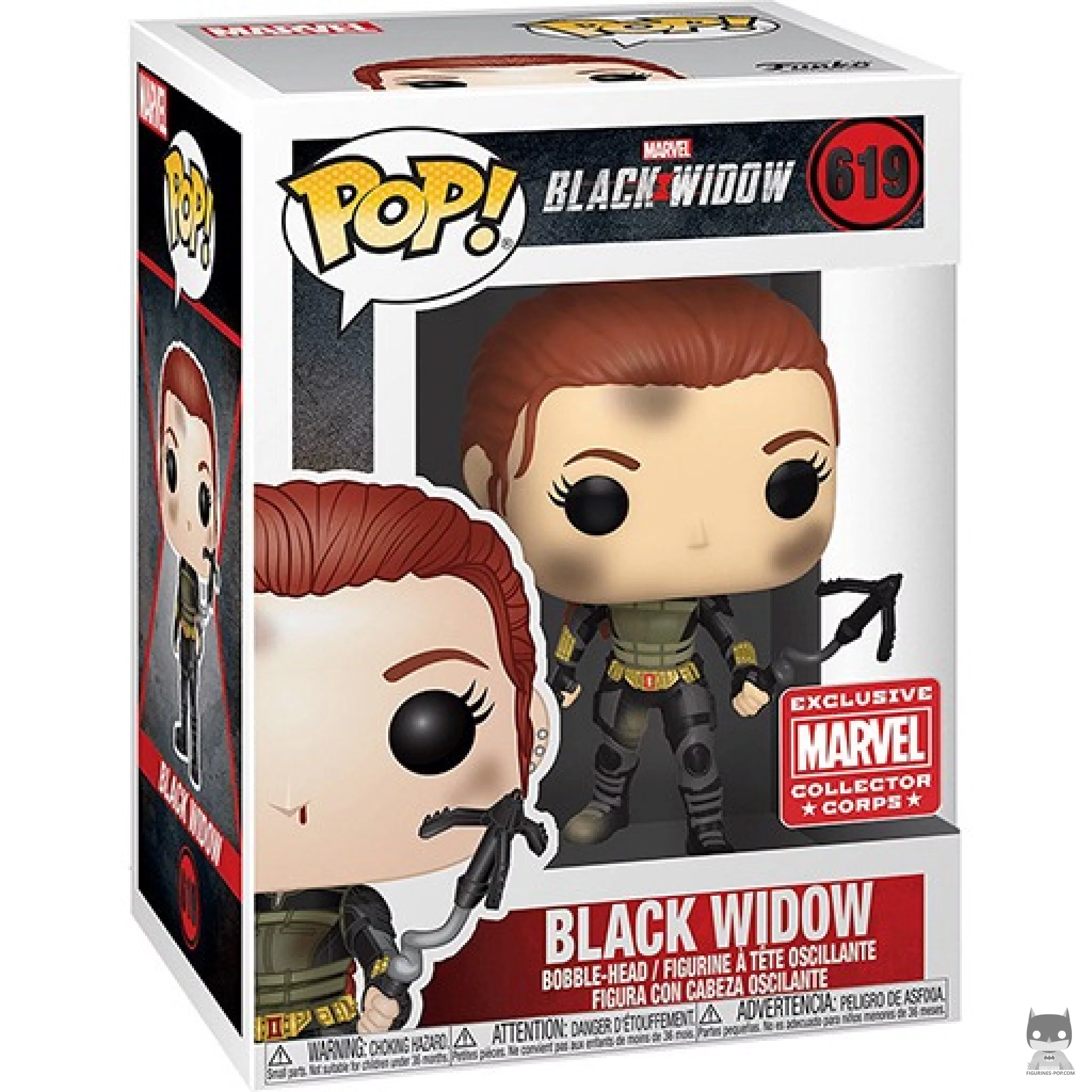 Figurine Funko POP Black Widow avec boîte