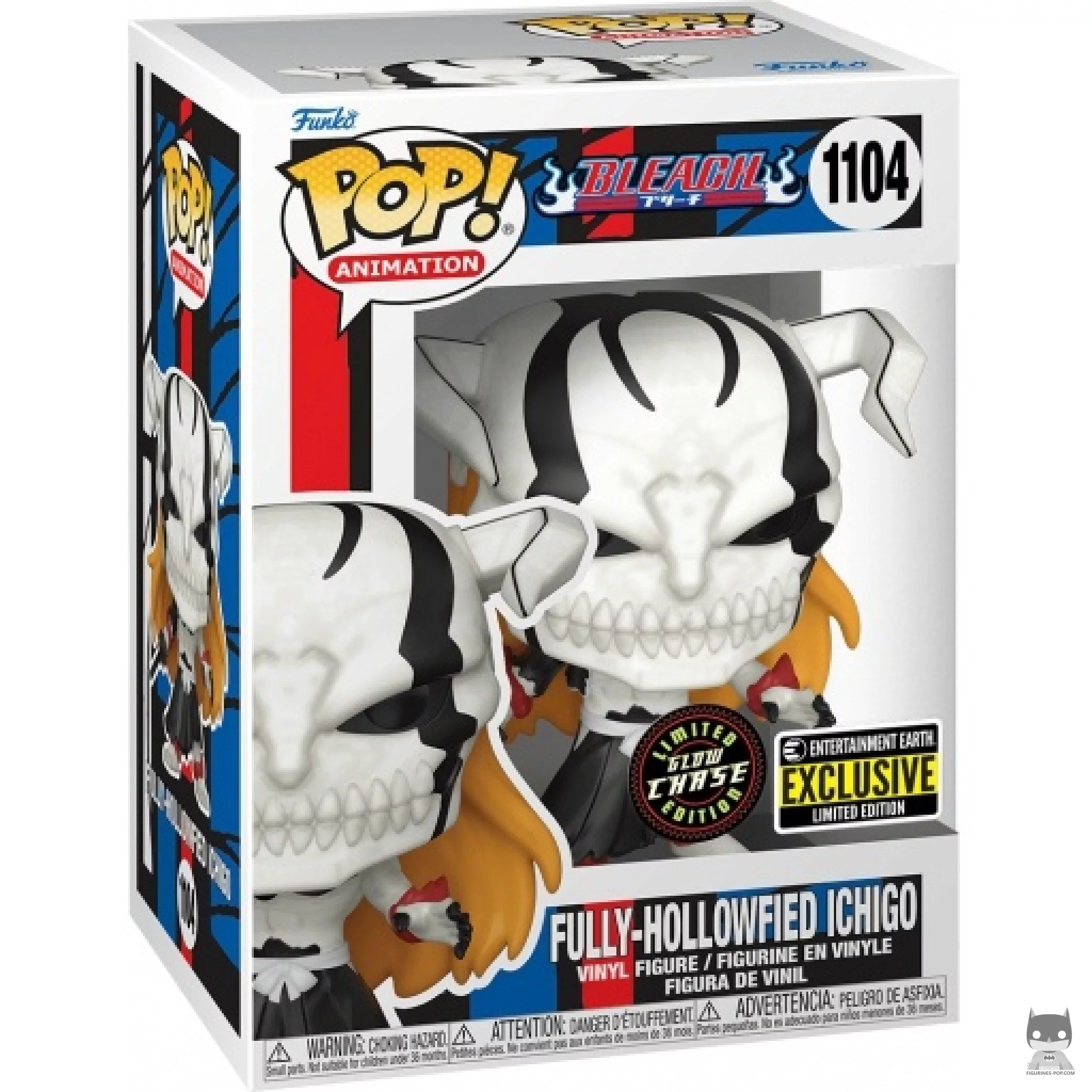 Figurine Funko POP Fully-Hollowfied Ichigo (Chase & Glow in the Dark) avec boîte