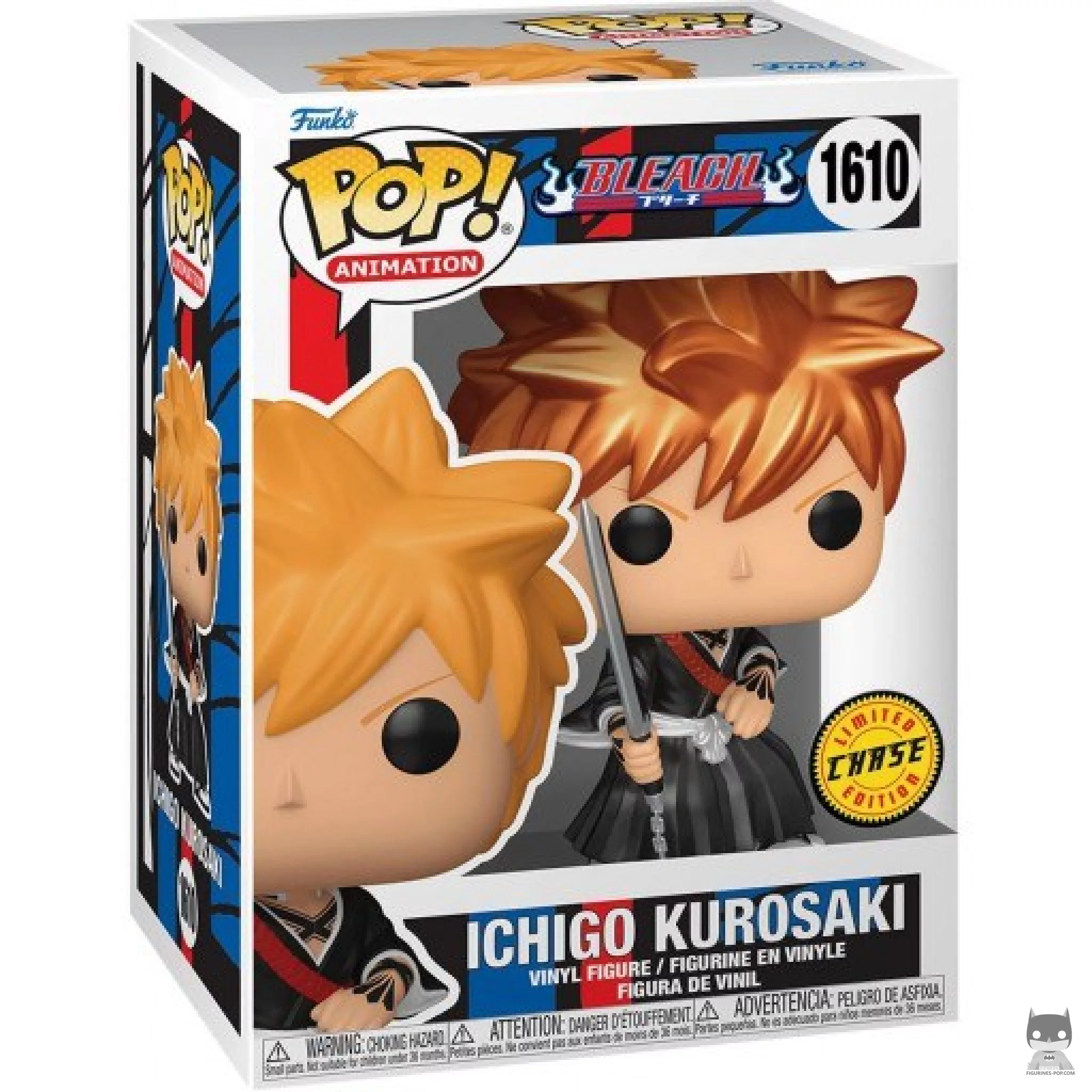 Figurine Funko POP Ichigo Kurosaki (Chase) avec boîte