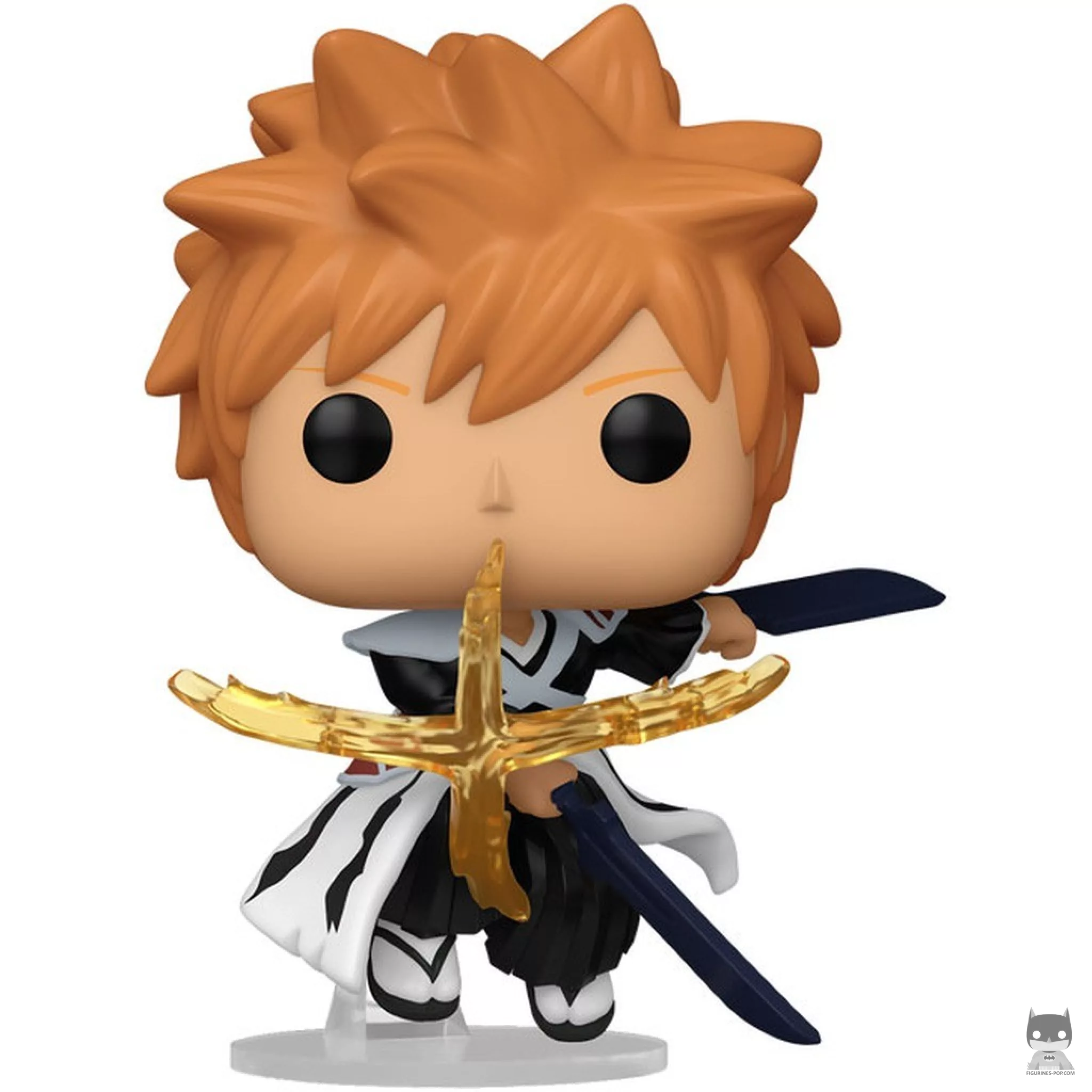 Figurine Funko POP Ichigo Kurosaki avec les doubles sabres Zangetsu (Bleach)
