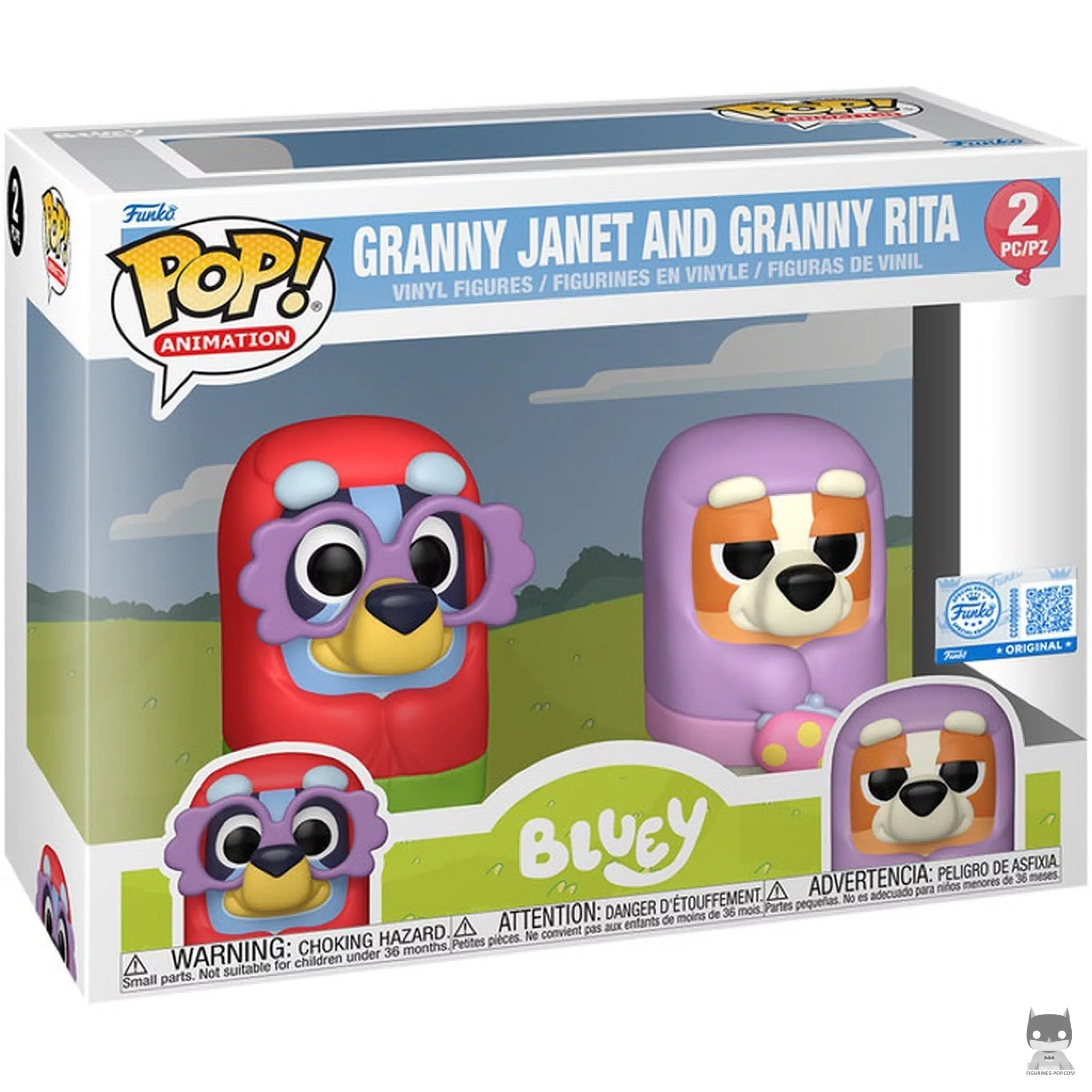 Figurine Funko POP Mamie Janet & Mamie Rita avec boîte