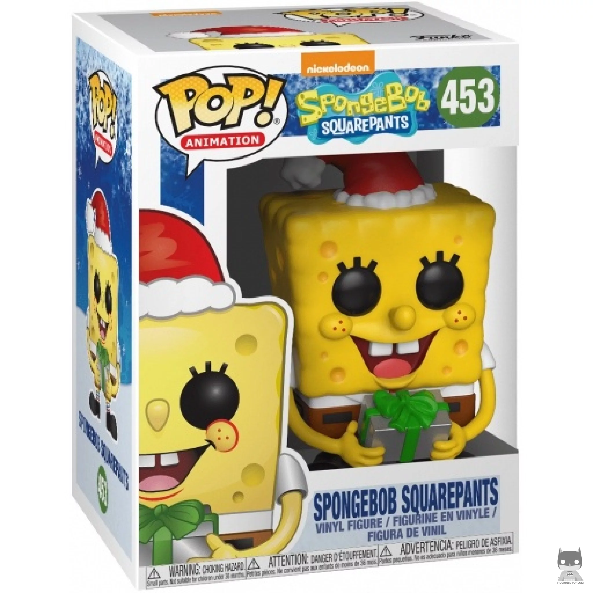 Figurine Funko POP Bob l'Eponge Noël avec boîte