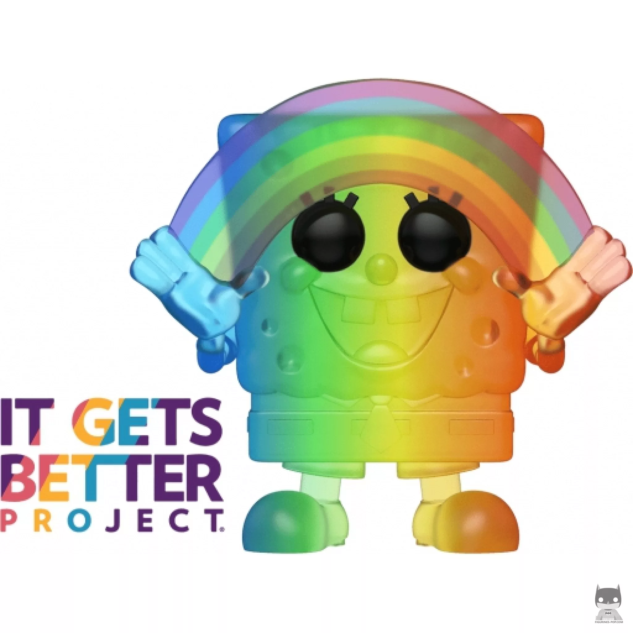 Figurine Funko POP Bob l'Eponge Arc-en-ciel (Pride) (Bob l'Eponge)