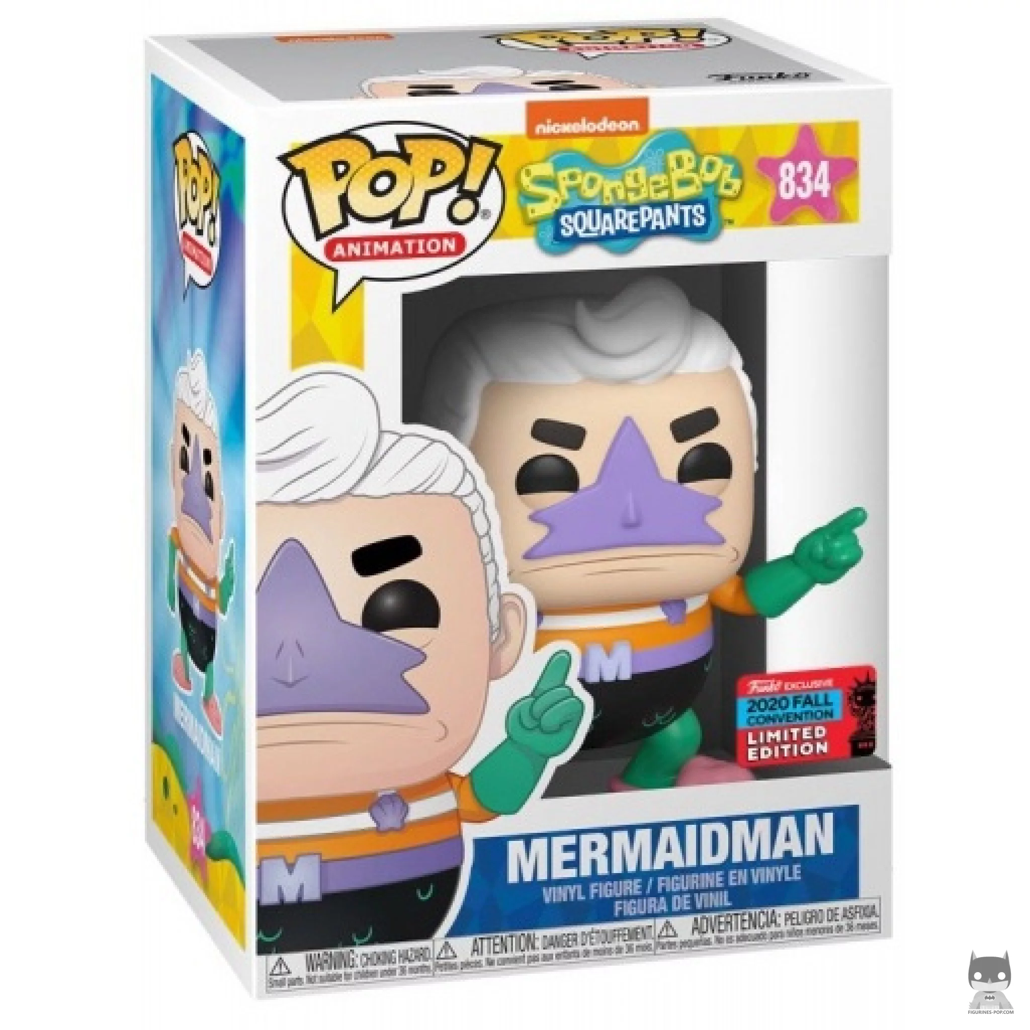 Figurine Funko POP Homme Sirène avec boîte