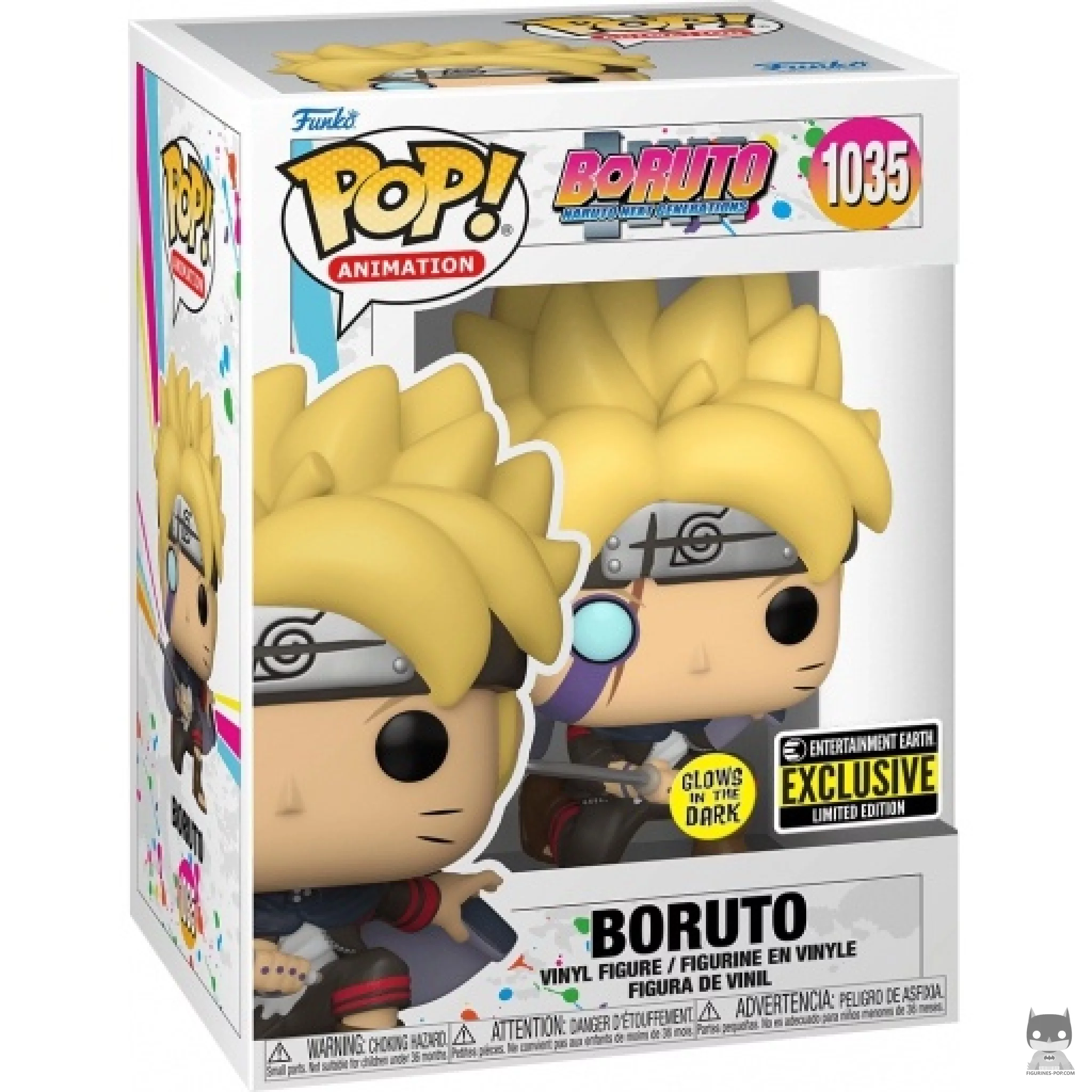 Figurine Funko POP Boruto (Glow in the Dark) avec boîte