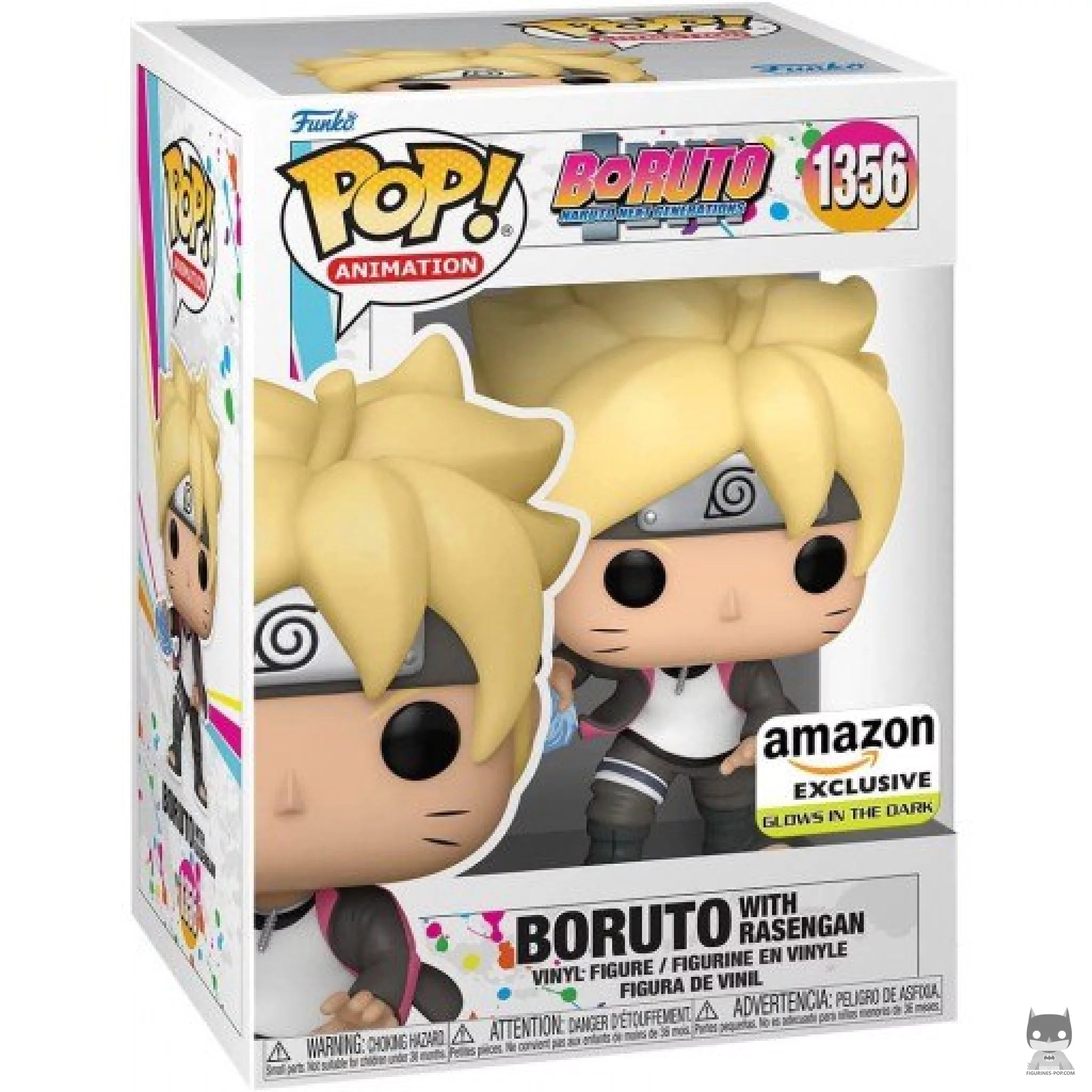 Figurine Funko POP Boruto avec Rasengan (Glow in the Dark) avec boîte