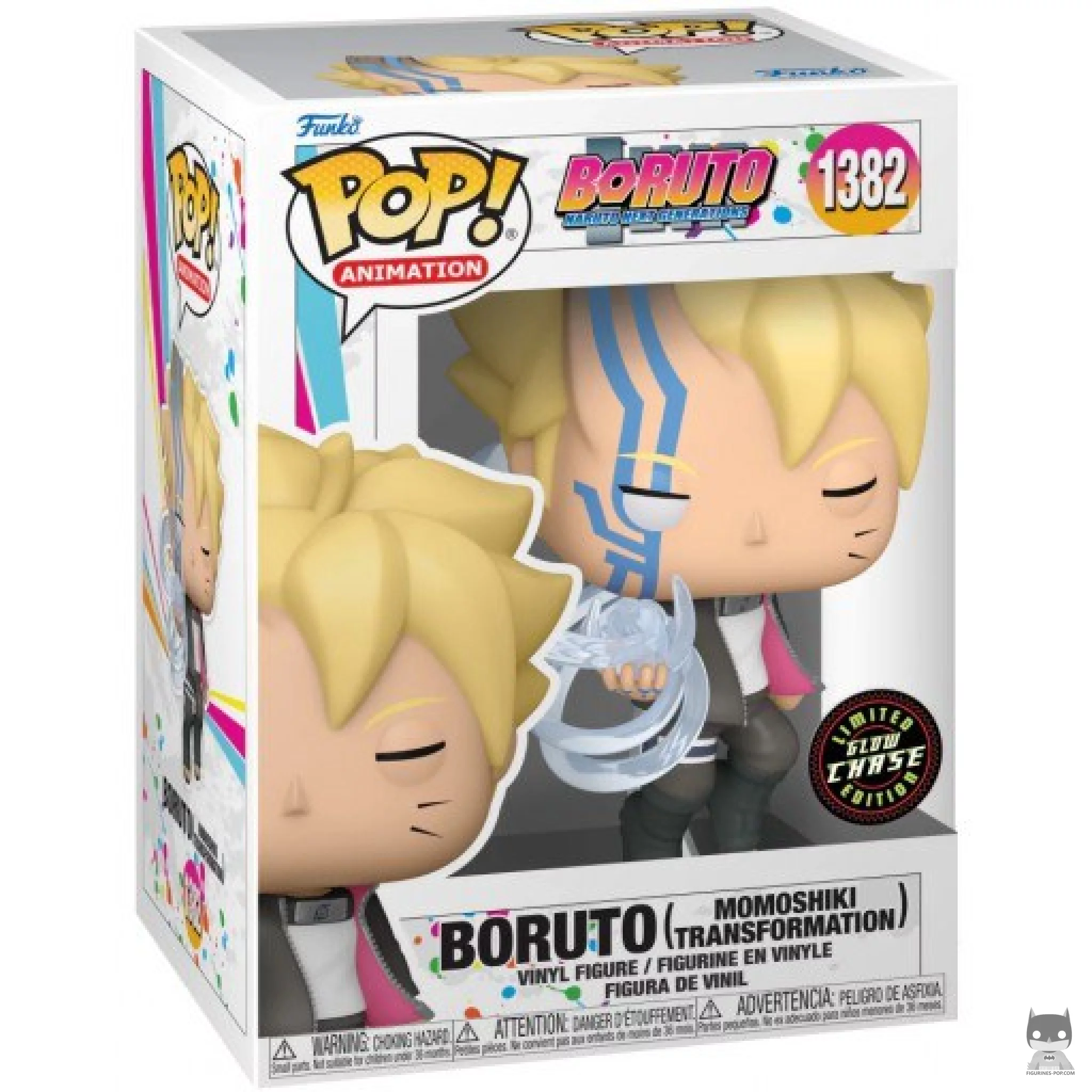 Figurine Funko POP Boruto (Transformation Momoshiki) (Chase & Glow in the Dark) avec boîte
