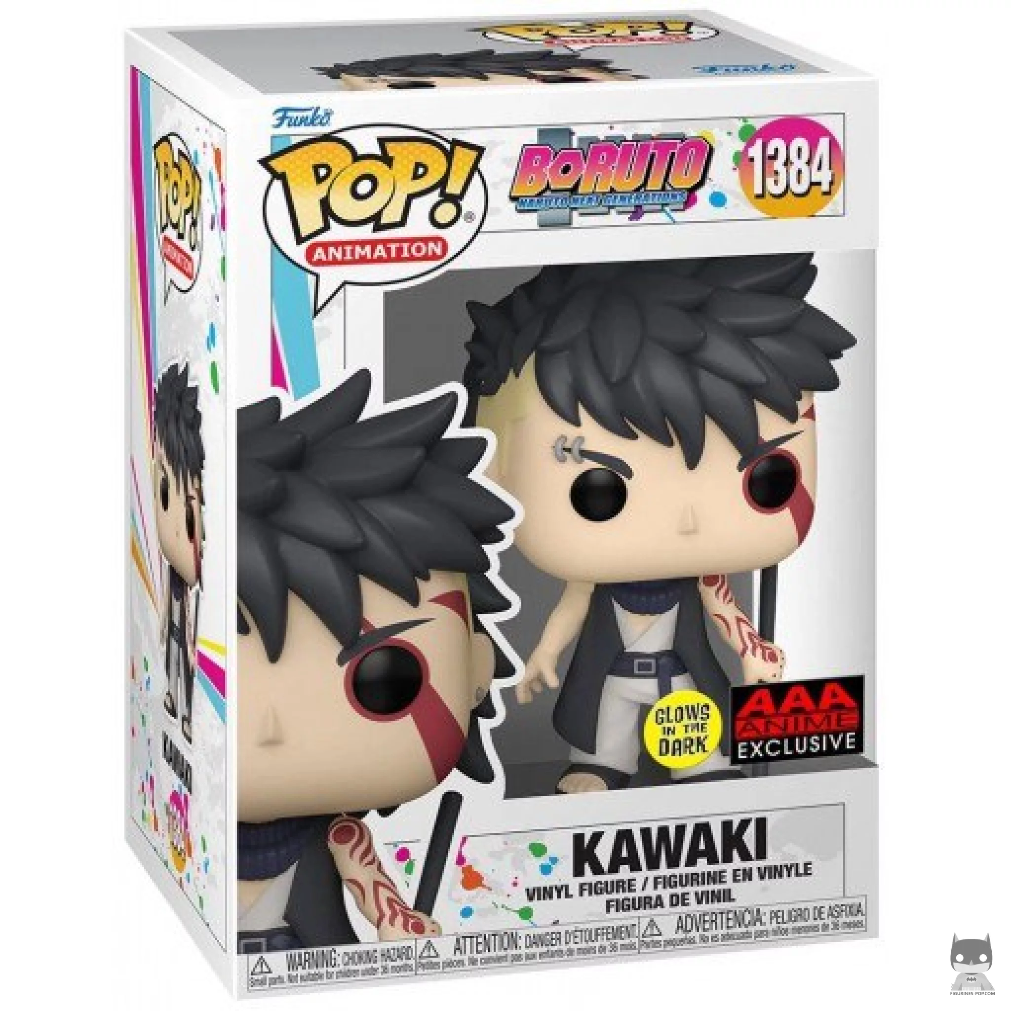 Figurine Funko POP Kawaki (Glow in the Dark) avec boîte