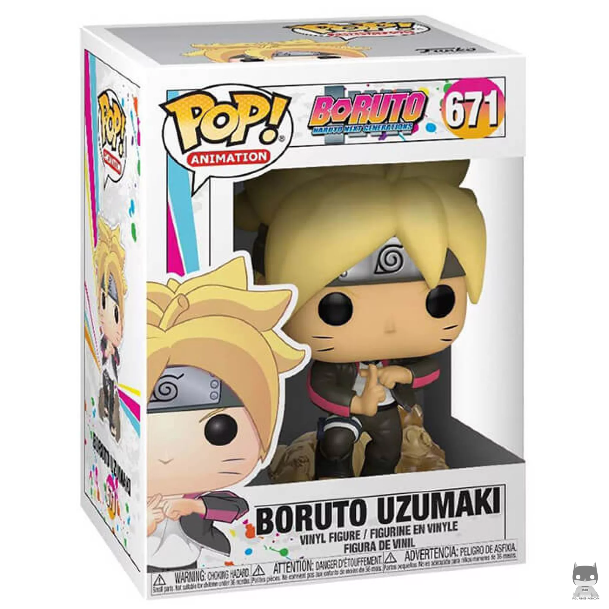 Figurine Funko POP Boruto Uzumaki avec boîte