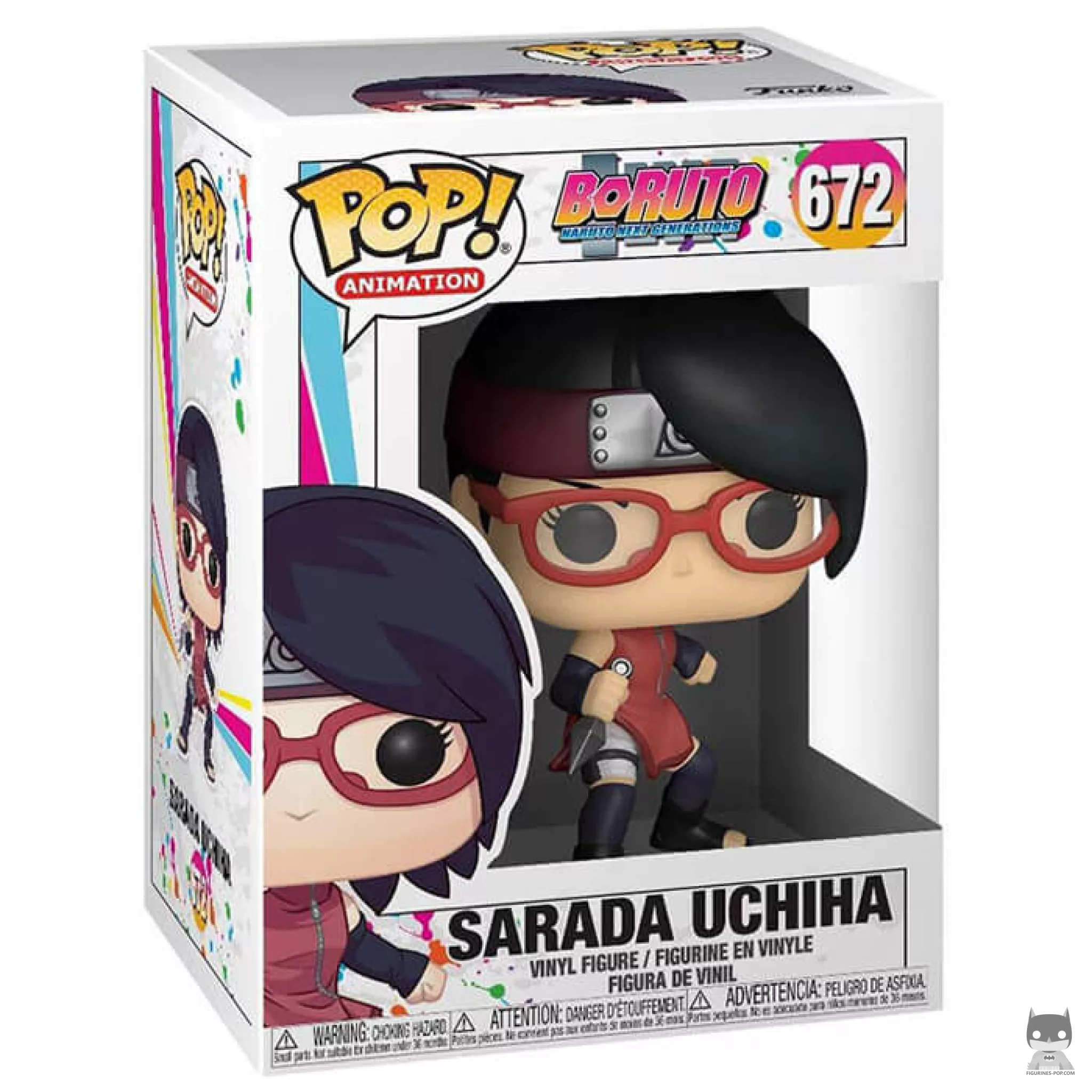 Figurine Funko POP Sarada Uchiha avec boîte