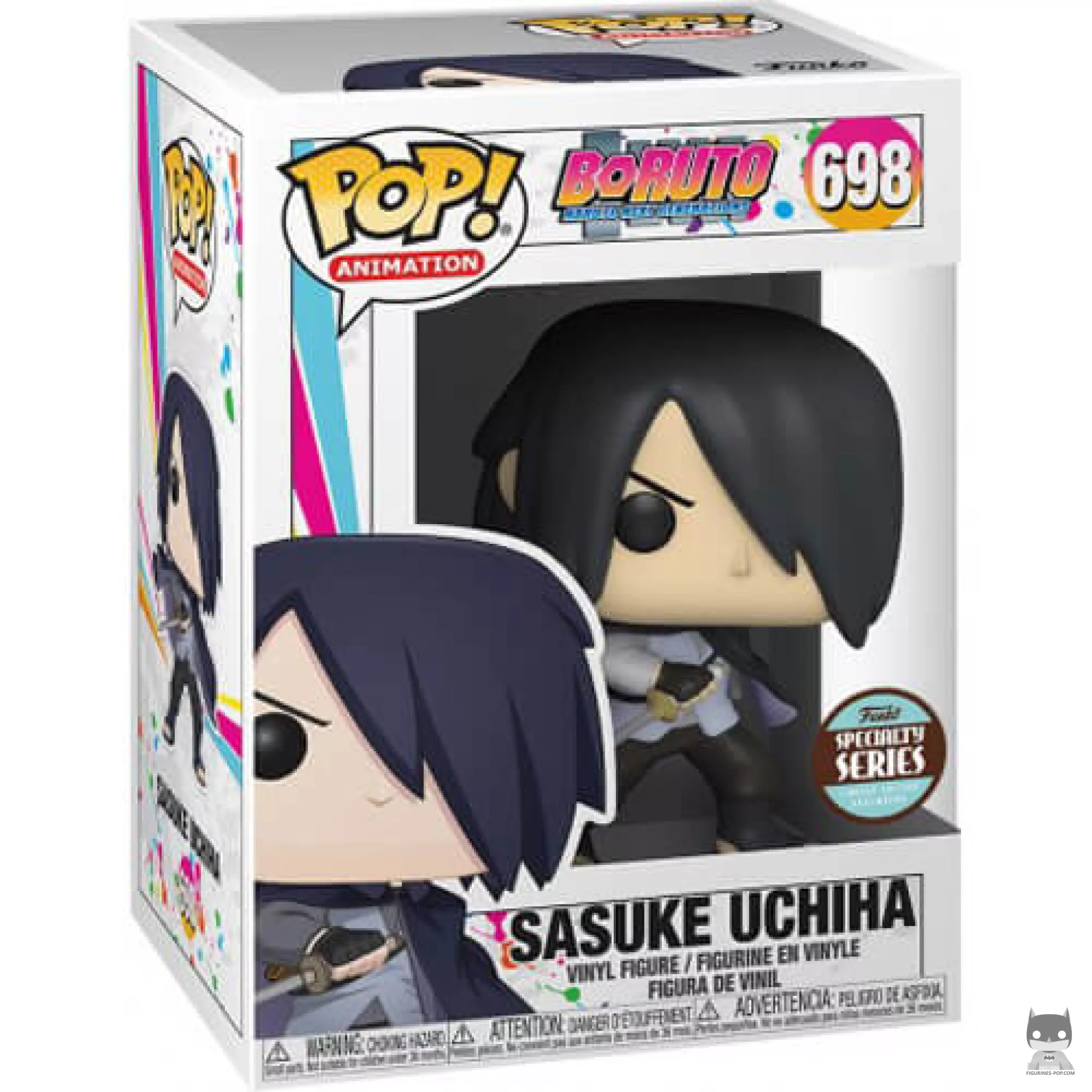 Figurine Funko POP Sasuke Uchiwa avec boîte