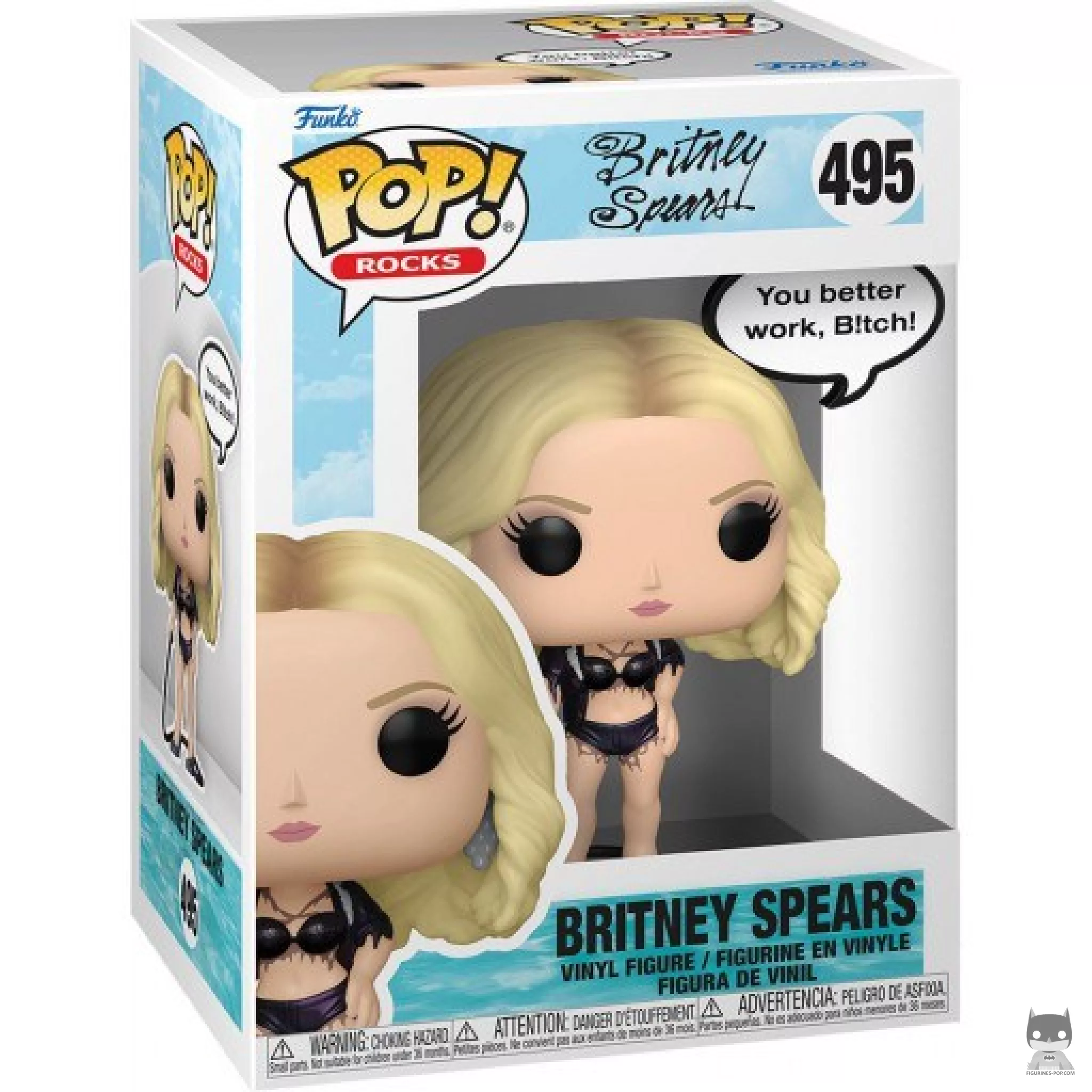 Figurine Funko POP Britney Spears (You Better Work, Bitch !) avec boîte