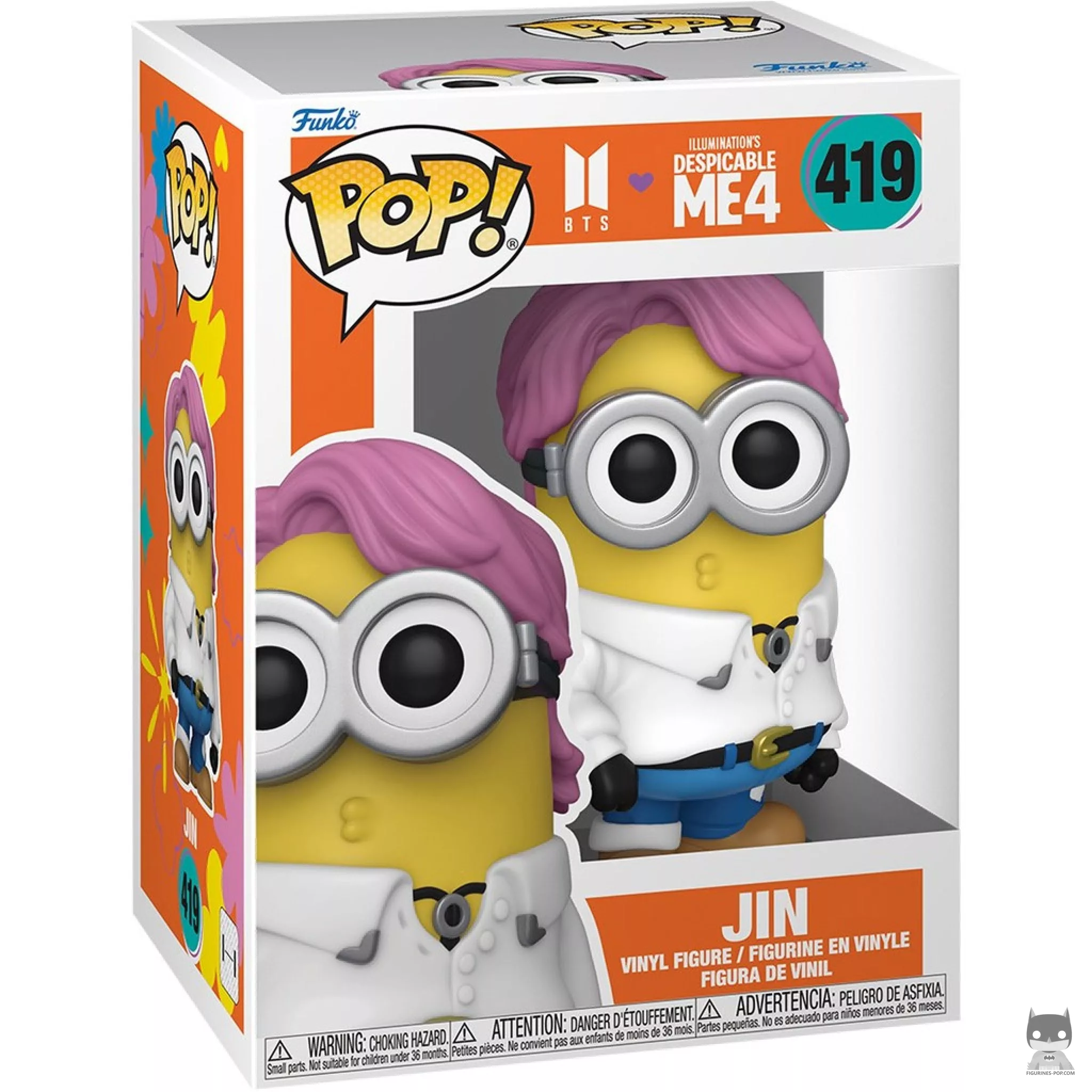 Figurine Funko POP Jin en Minion avec boîte