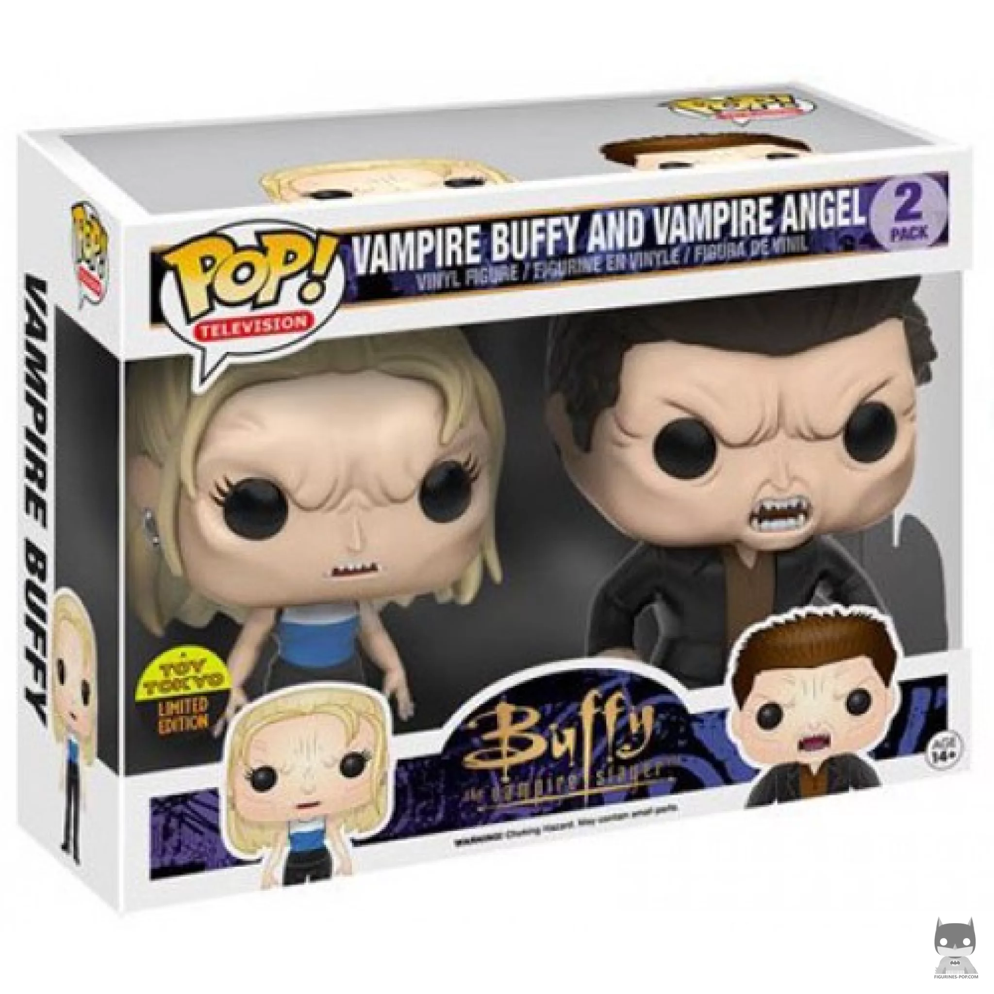Figurine Funko POP Vampire Buffy & Vampire Angel avec boîte