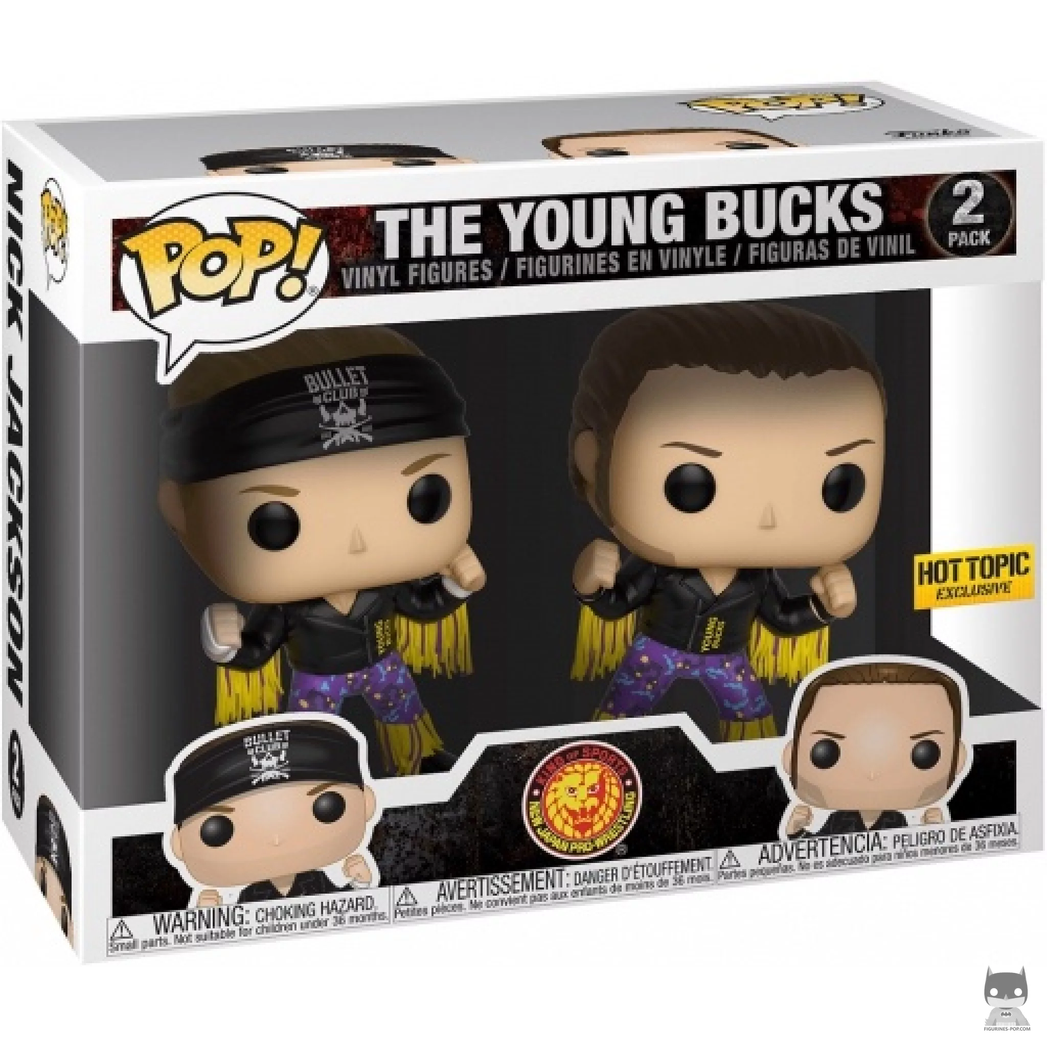 Figurine Funko POP The Young Bucks avec boîte