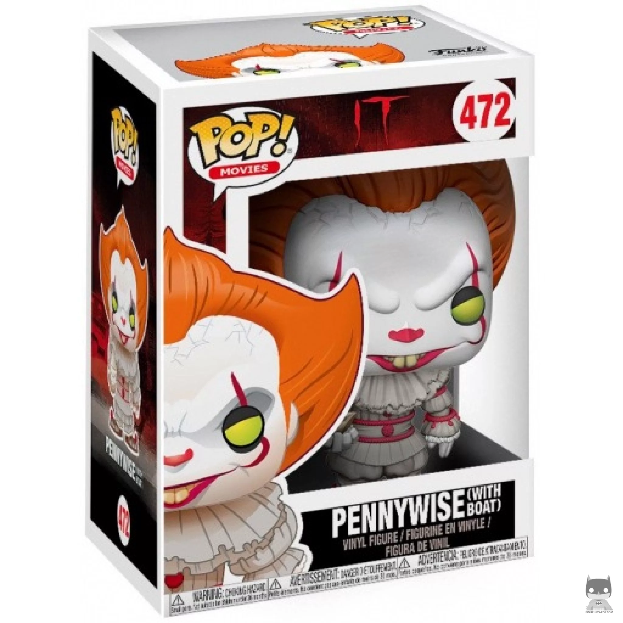 Figurine Funko POP Grippe-Sou avec bateau avec boîte