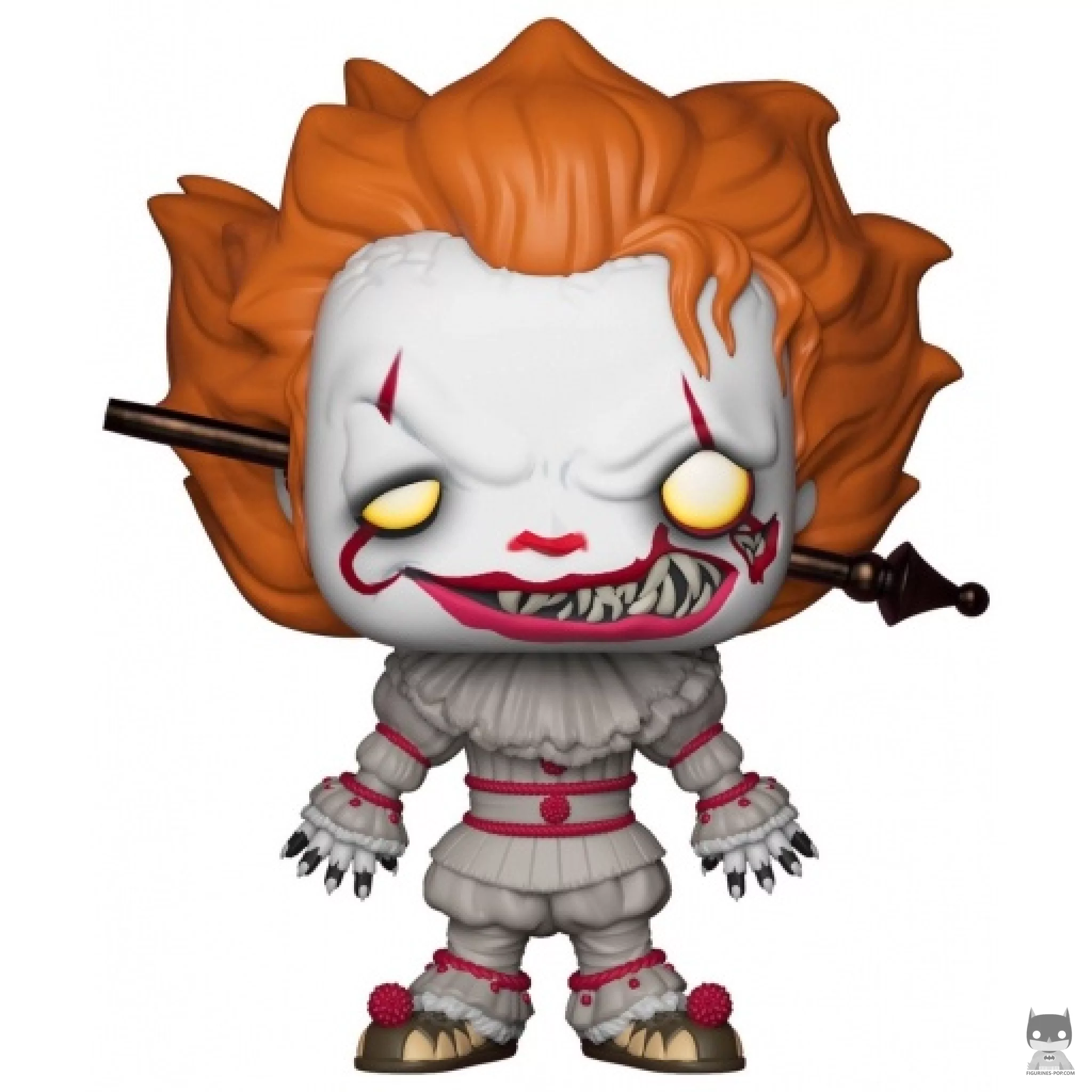 Figurine Funko POP Grippe-Sou avec fer forgé dans la tête (Ça)