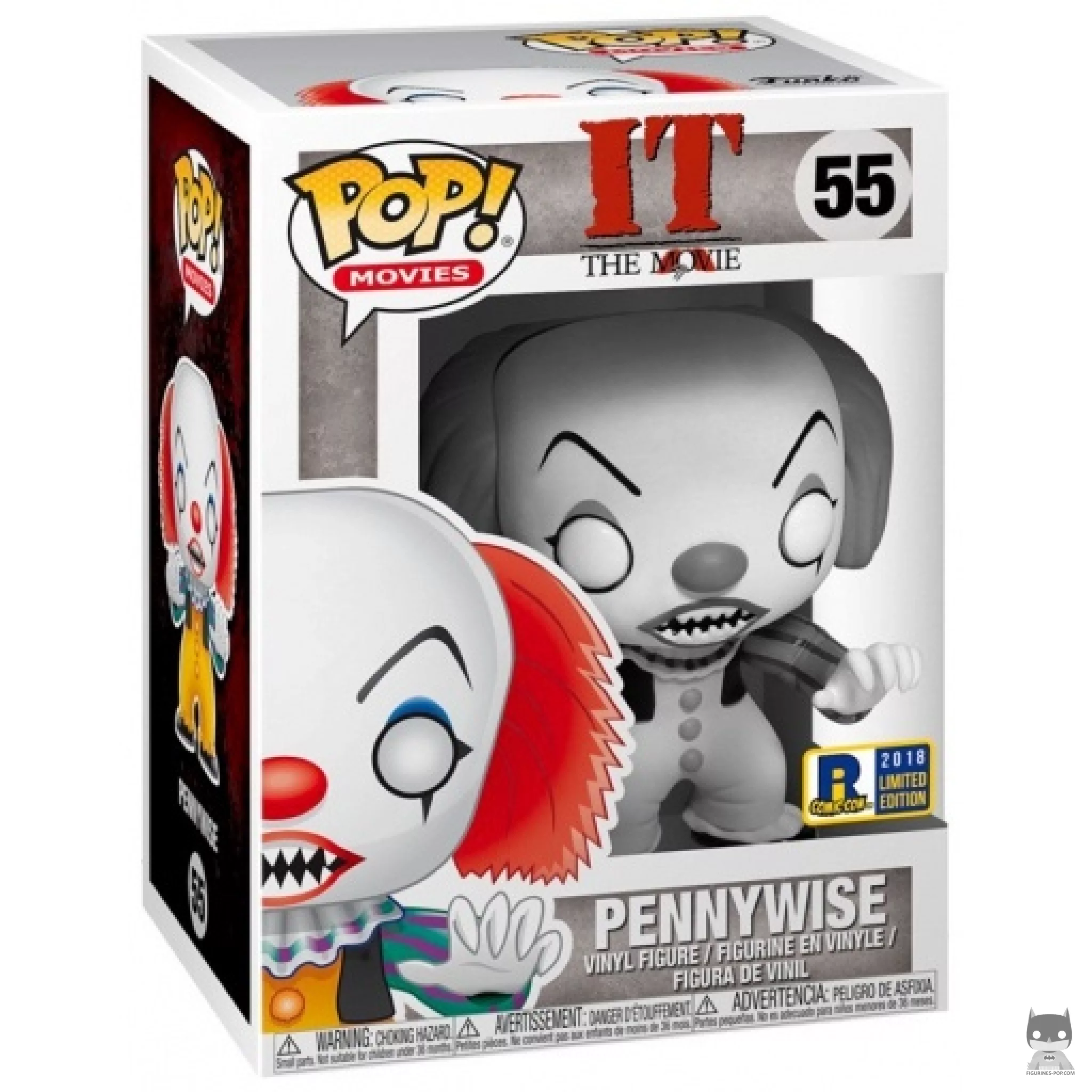 Figurine Funko POP Grippe-Sou (Noir & Blanc) avec boîte