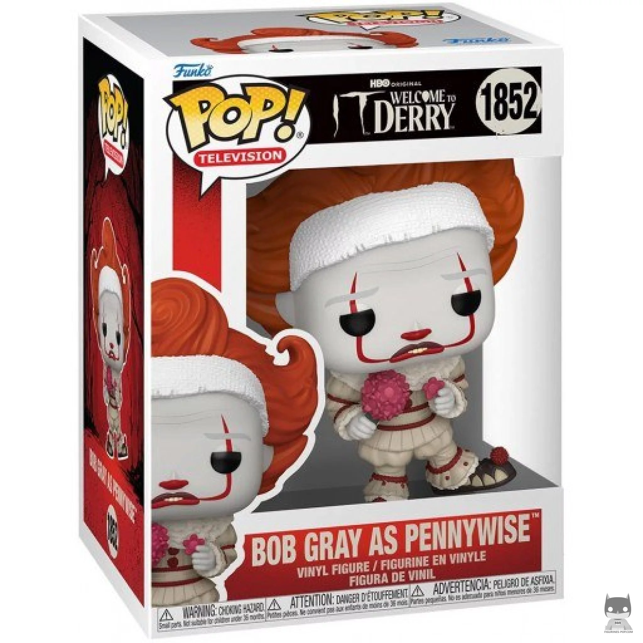 Figurine Funko POP Bob Gray en Pennywise avec boîte