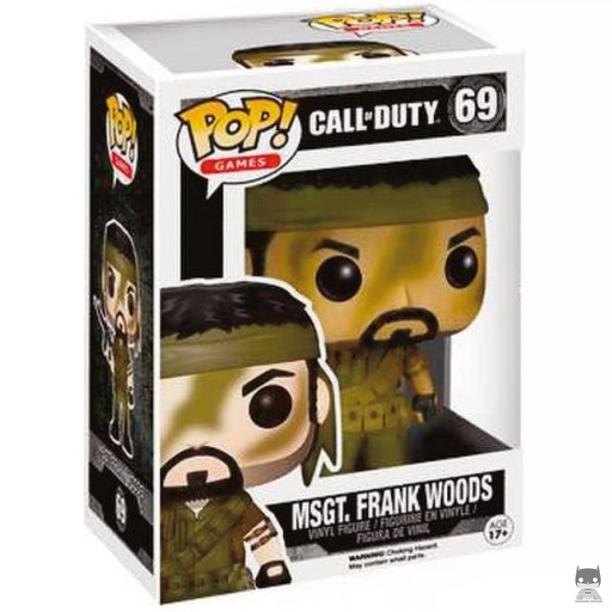 Figurine Funko POP MSGT Frank Woods avec boîte