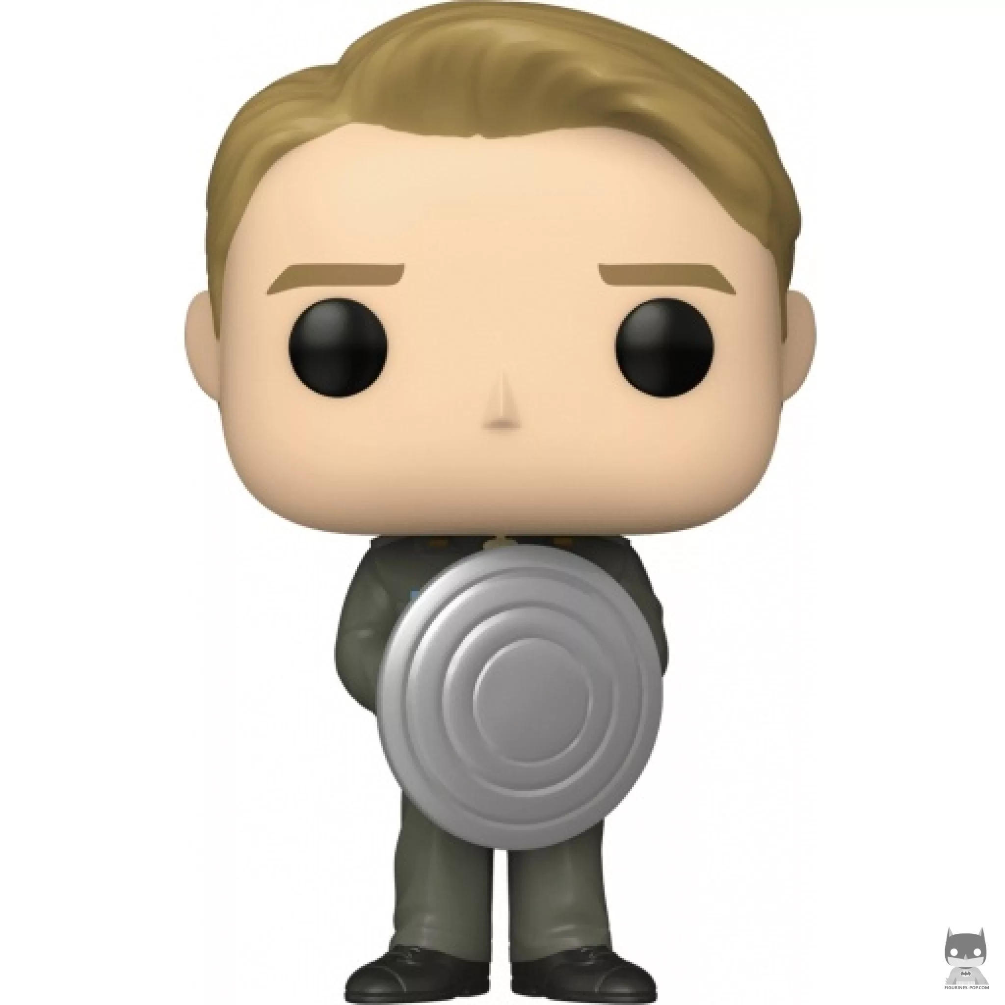 Figurine Funko POP Captain America avec le Bouclier Prototype (Metallic) (Captain America : Civil War)