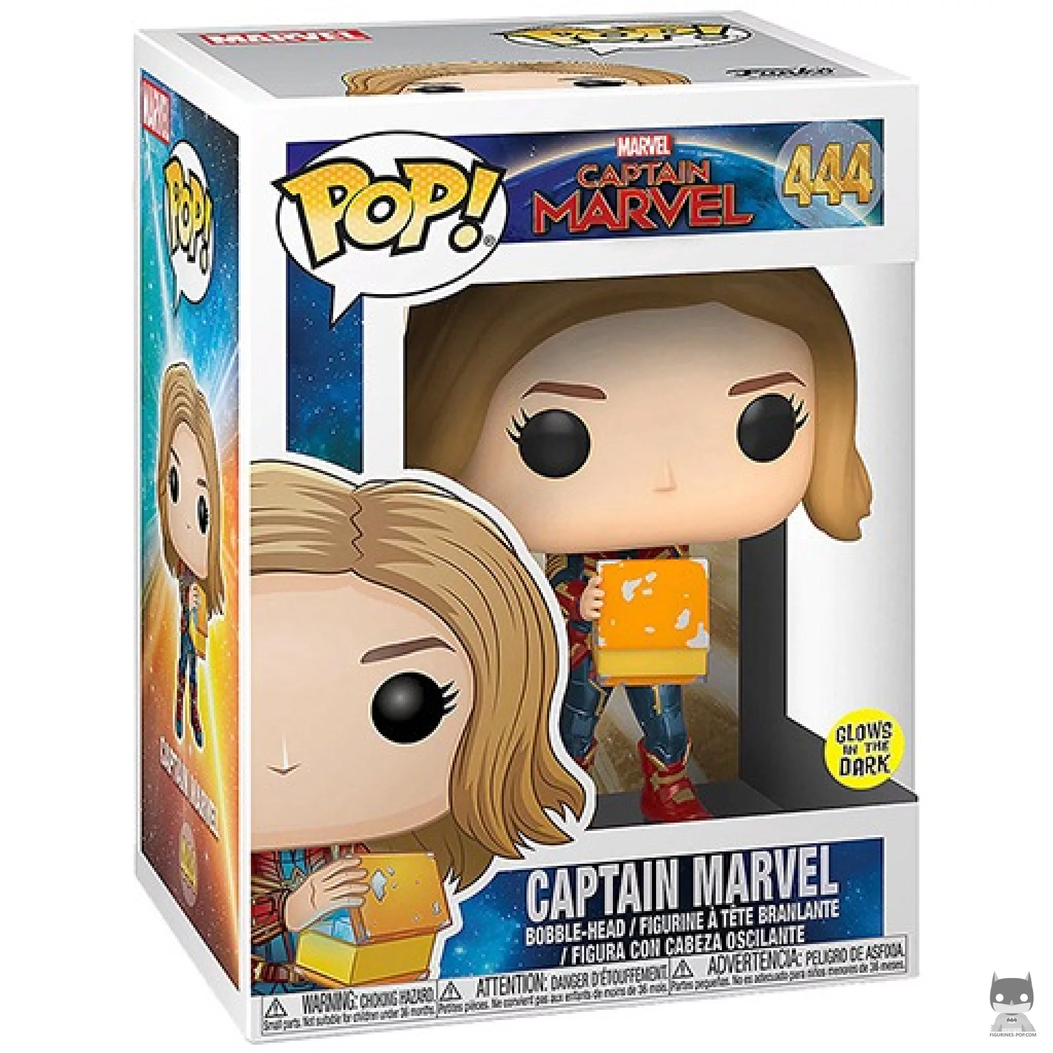 Figurine Funko POP Captain Marvel avec boîte avec boîte