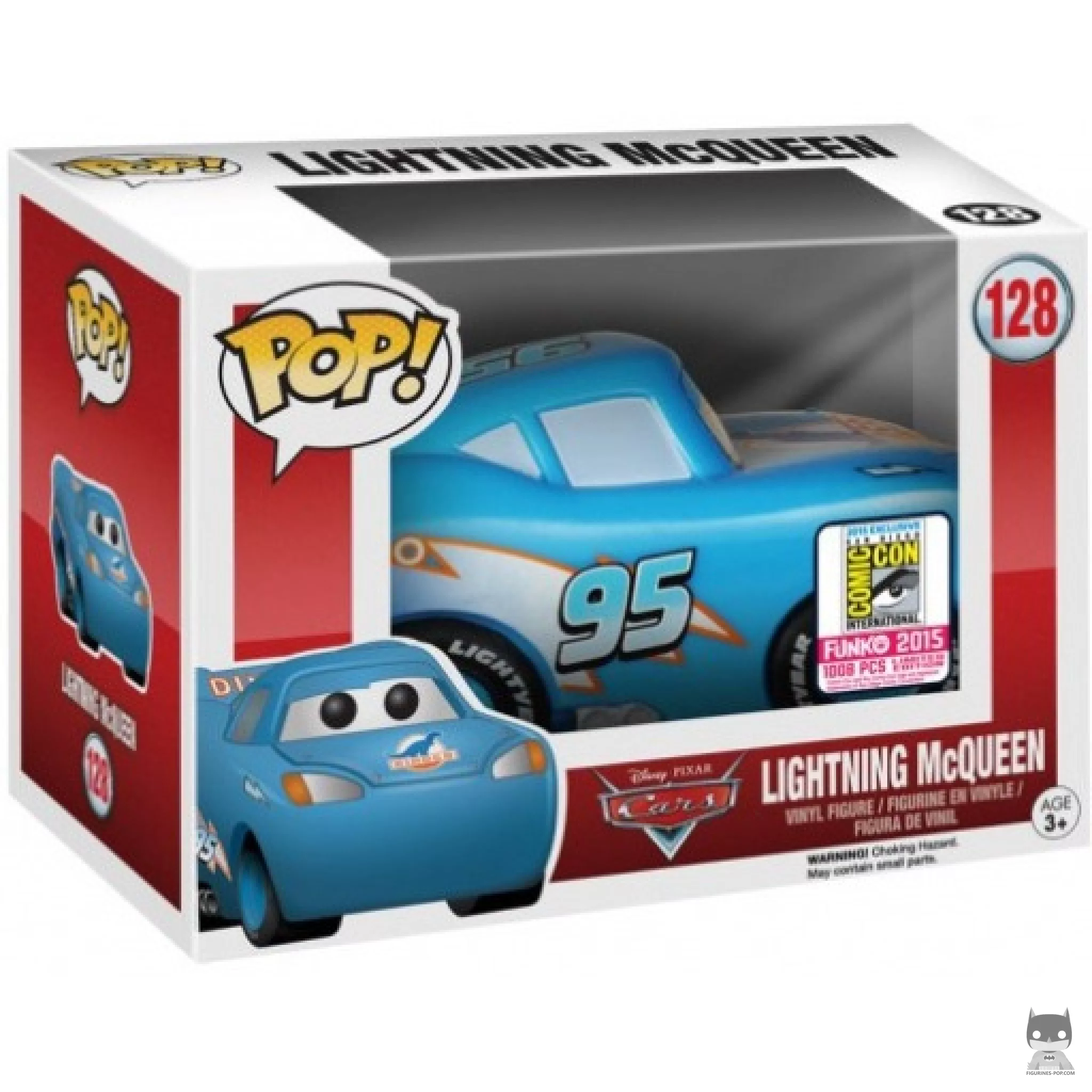 Figurine Funko POP Flash McQueen (Bleu) avec boîte