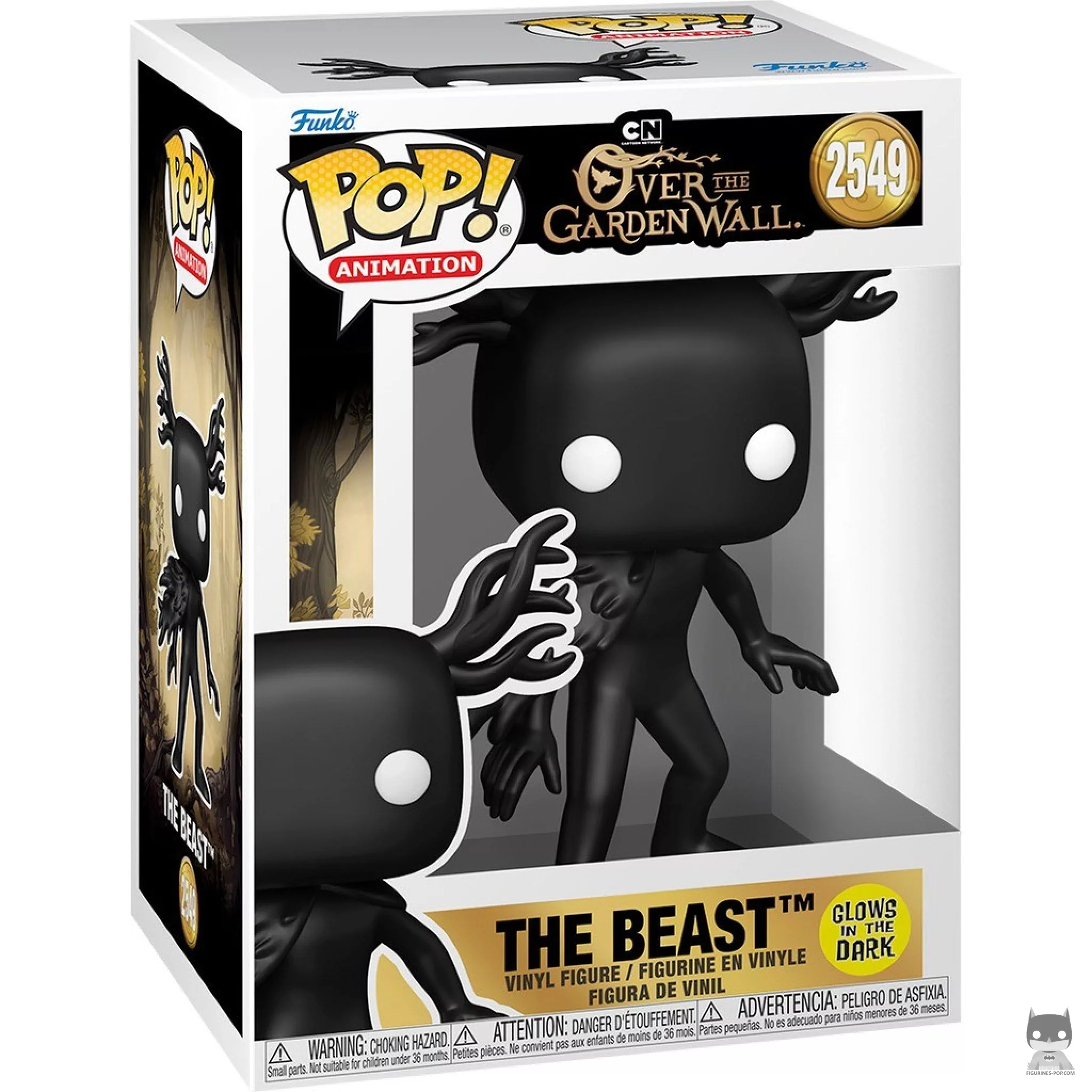Figurine Funko POP La Bête (Glow in the Dark) avec boîte