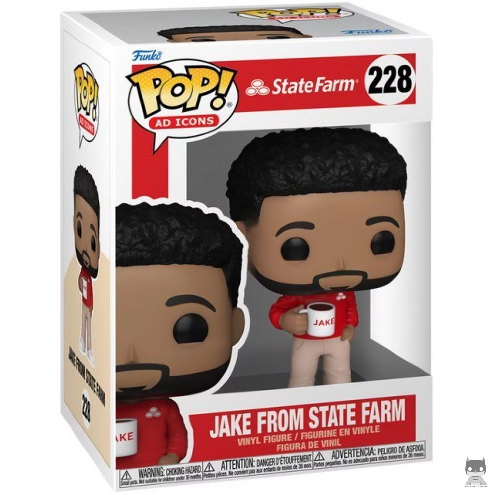 Figurine Funko POP Jake de State Farm avec boîte