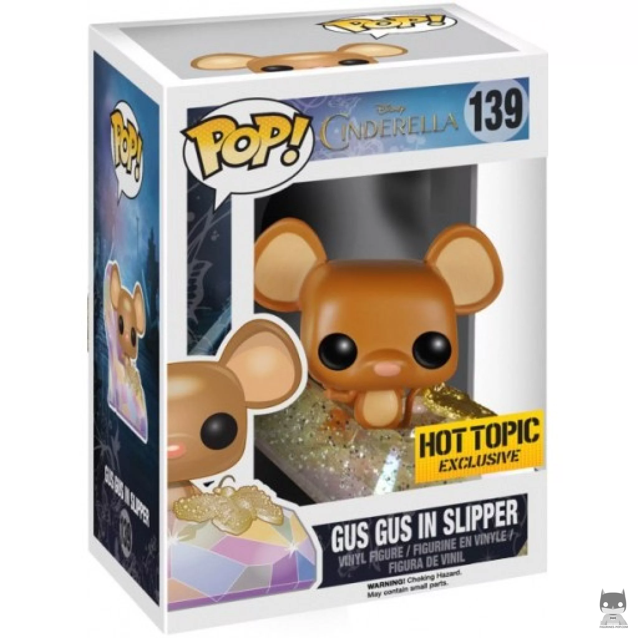 Figurine Funko POP Gus Gus dans pantoufle (Glitter) avec boîte