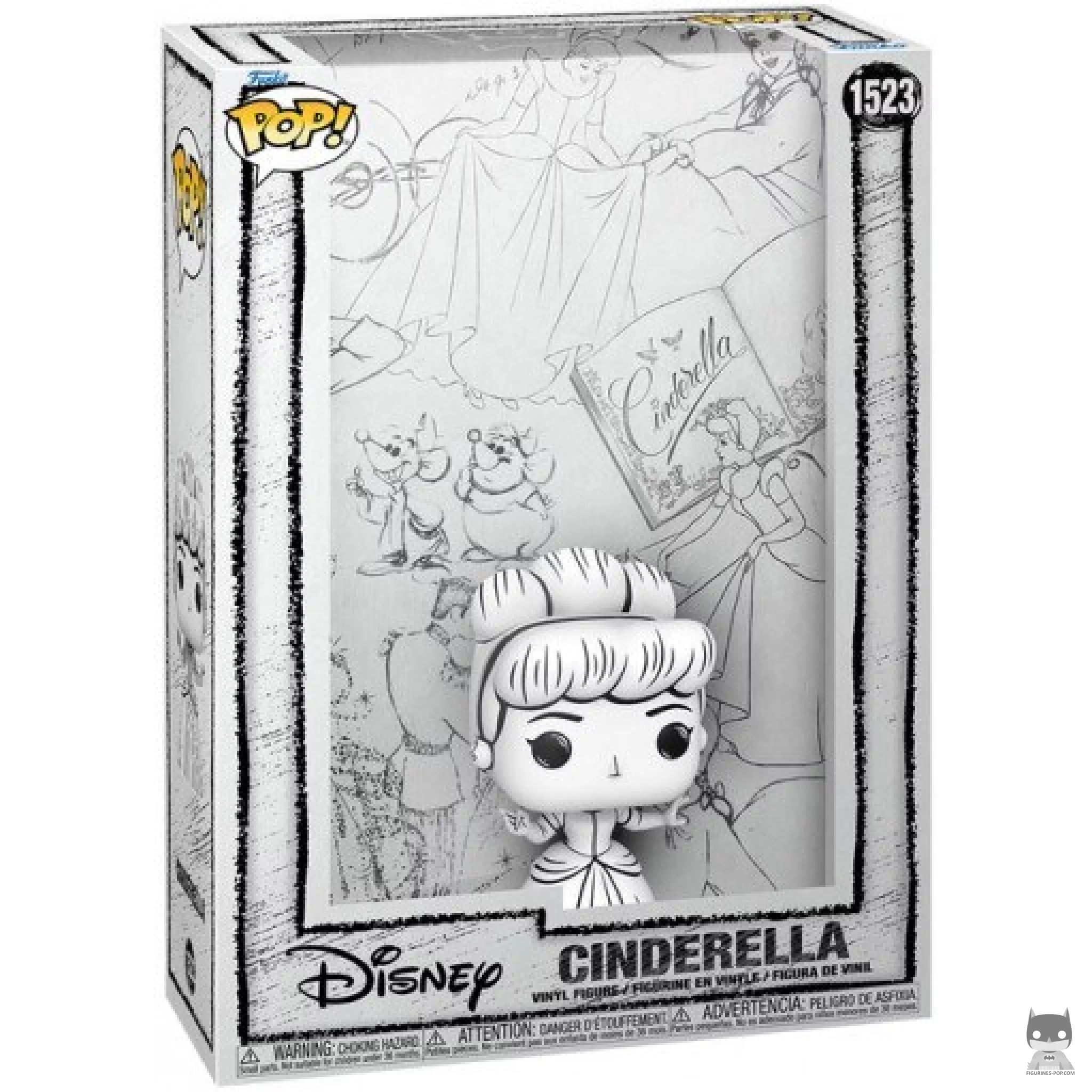 Figurine Funko POP Cendrillon (Esquisse) avec boîte