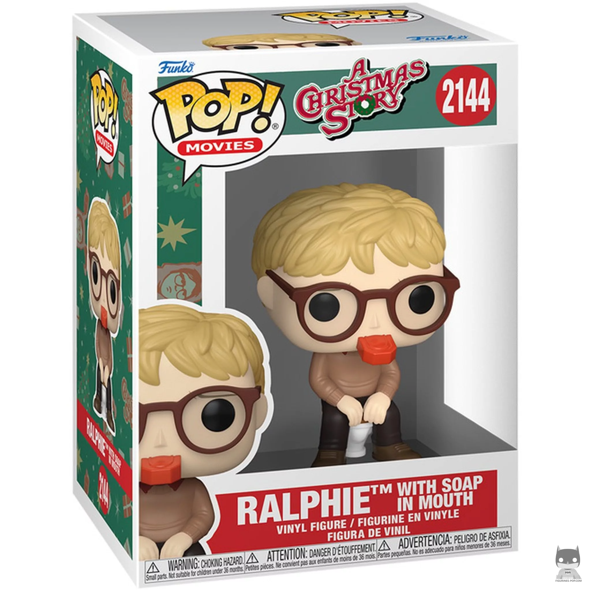 Figurine Funko POP Ralphie avec du savon dans la bouche avec boîte