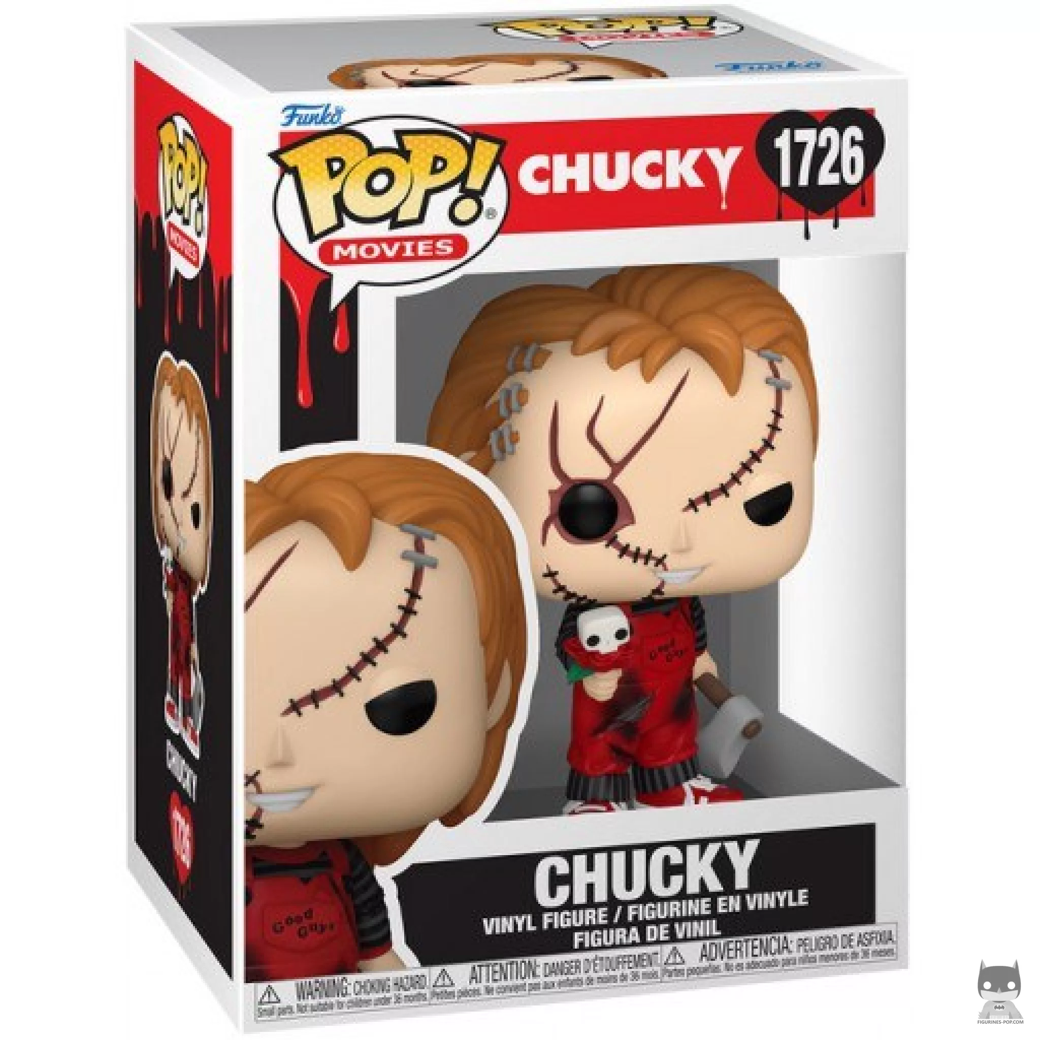 Figurine Funko POP Chucky (Saint-Valentin) avec boîte