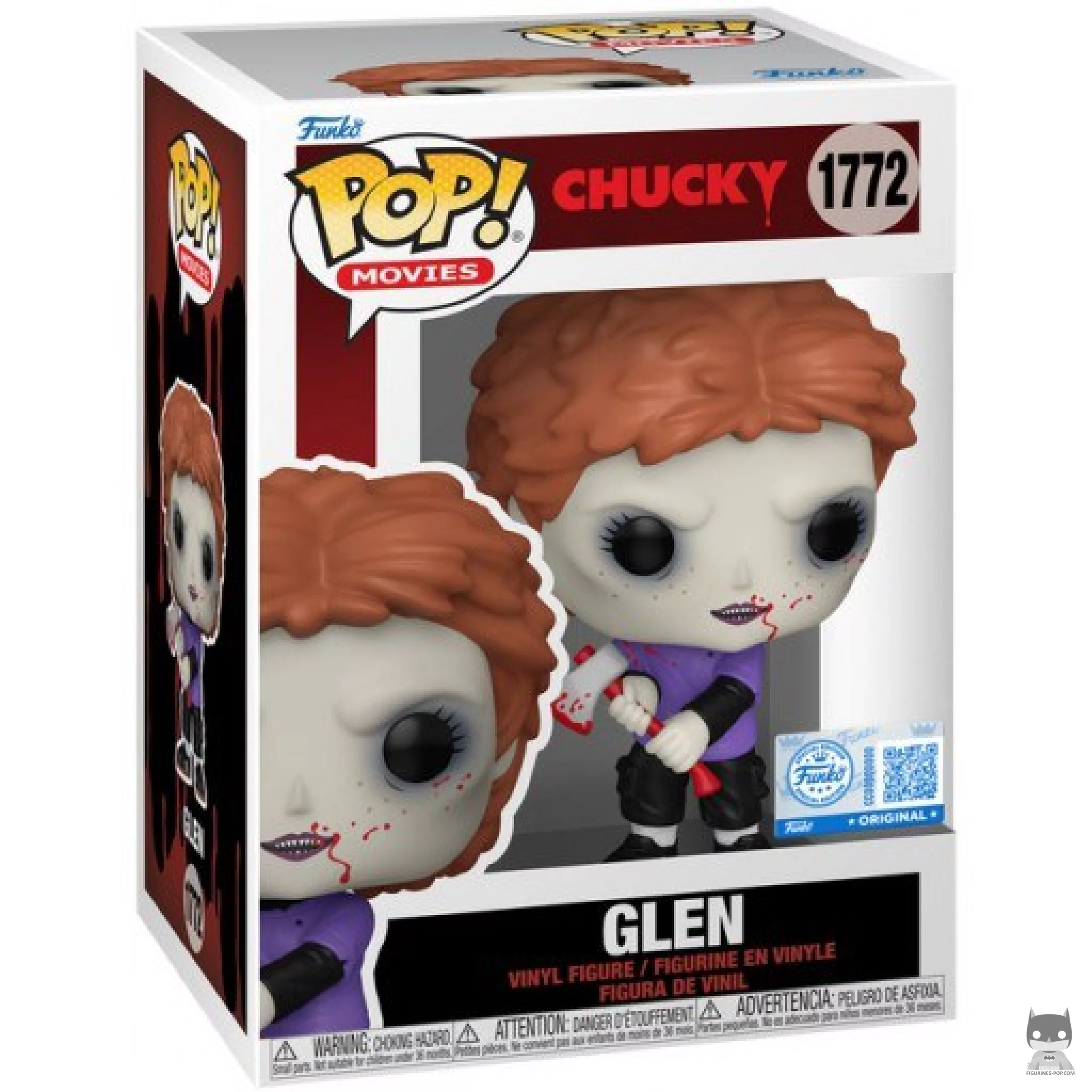 Figurine Funko POP Glen avec Hache (Bloody) avec boîte
