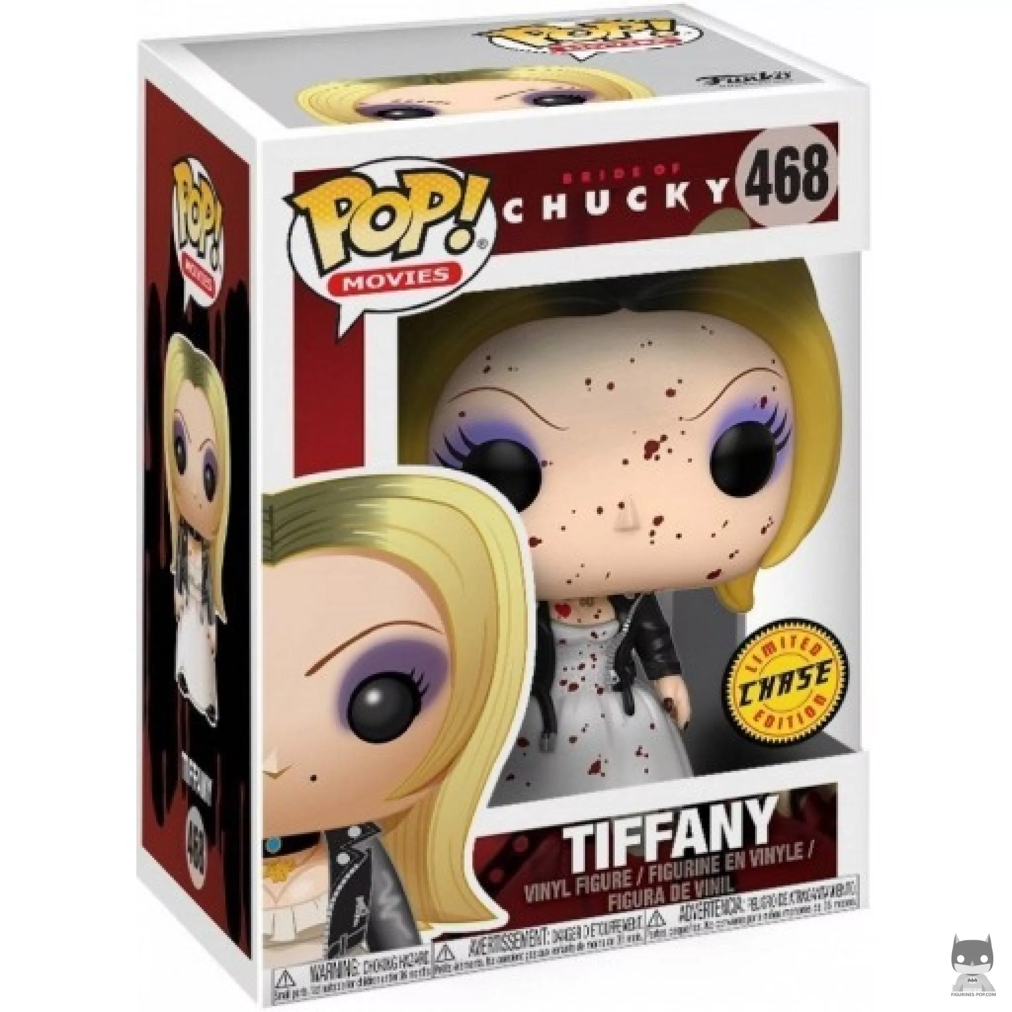 Figurine Funko POP Tiffany Valentine-Ray (Bloody & Chase) avec boîte