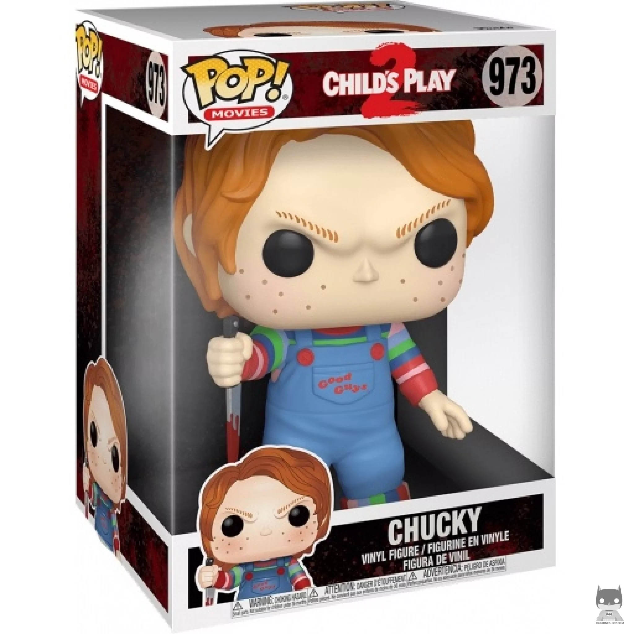 Figurine Funko POP Chucky (Supersized) avec boîte