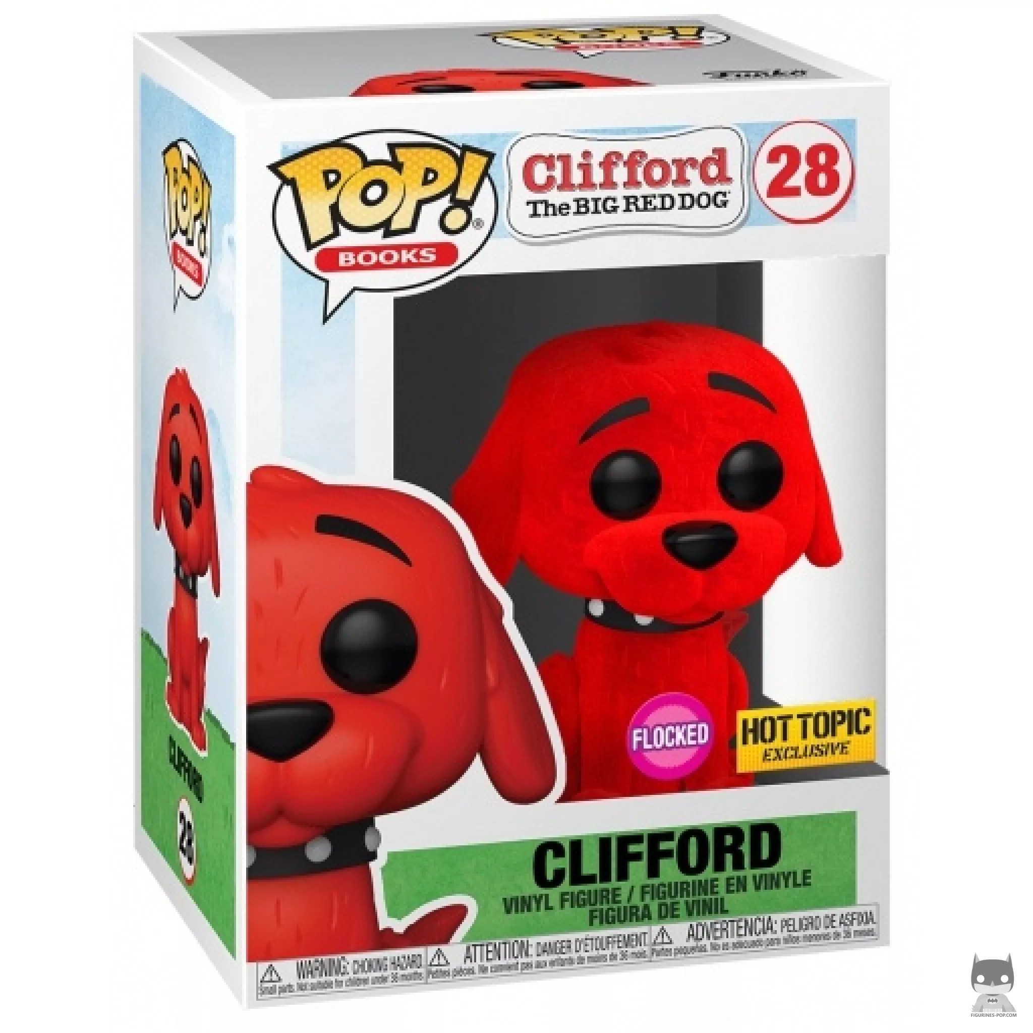 Figurine Funko POP Clifford (Flocked) avec boîte